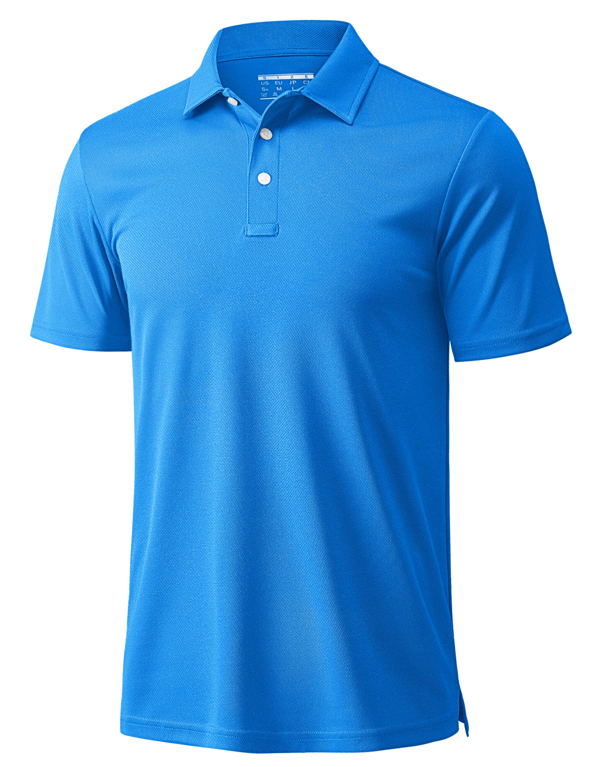 MAGCOMSEN Men's Polo Shirts 3 Buttons Casual Work T Shirts Quick Dry Short Sleeve Golf Shirt Pique Jersey Outdoor Performance thumbnail