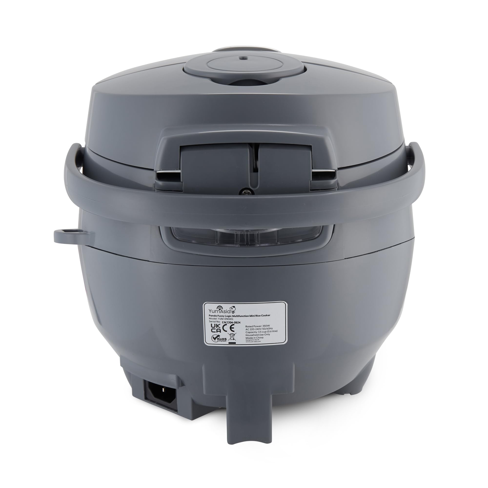 Yum Asia Panda Mini Rice Cooker With Ninja Ceramic Bowl and Advanced Fuzzy Logic (3.5 cup, 0.63 litre) 4 Rice Cooking Functions, 4 Multicooker functions, Digital LED display - 120V thumbnail