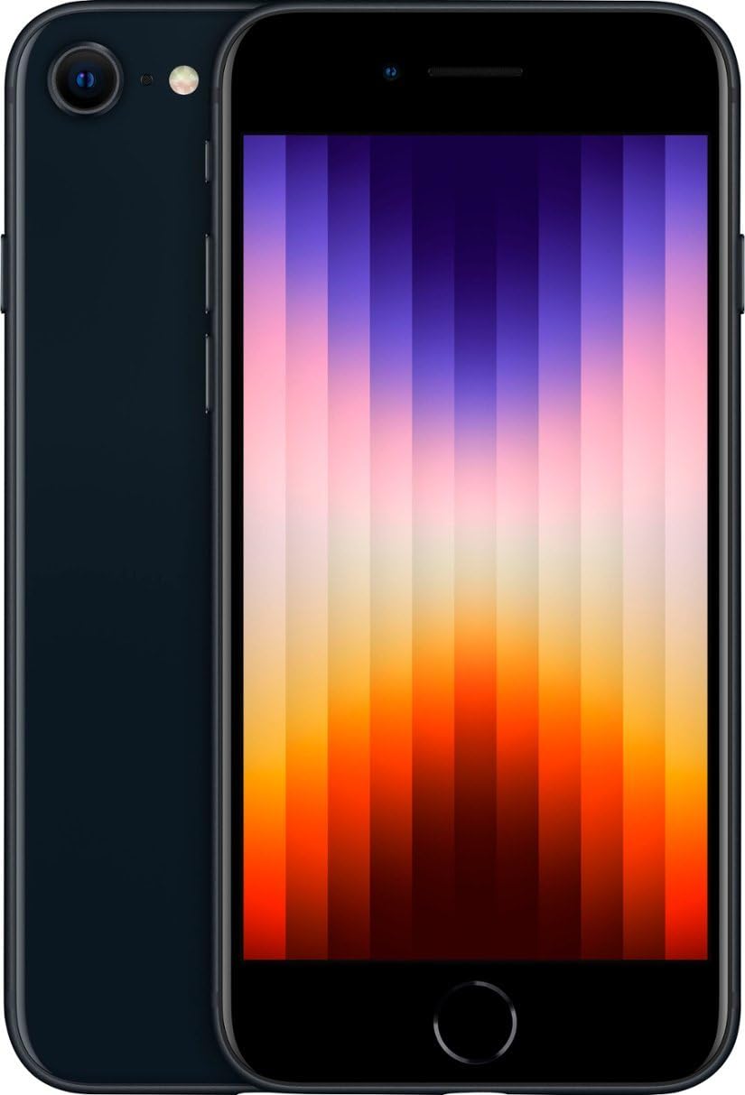 Apple iPhone SE 3rd Gen, 128GB, Midnight - Unlocked (Renewed) thumbnail