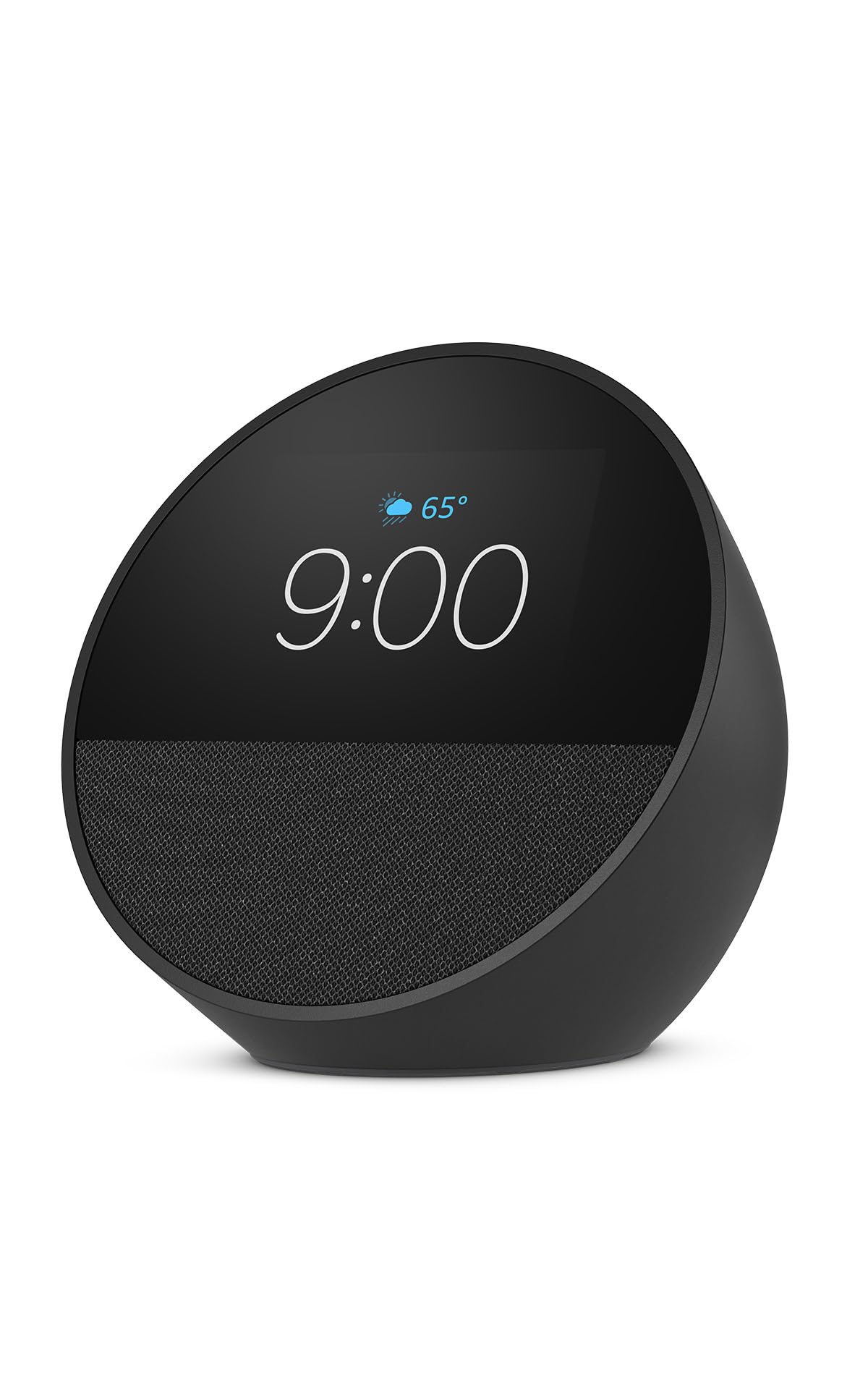 Amazon Echo Spot (newest model), Great for nightstands, offices and kitchens, Smart alarm clock, Designed for Alexa+, Black thumbnail