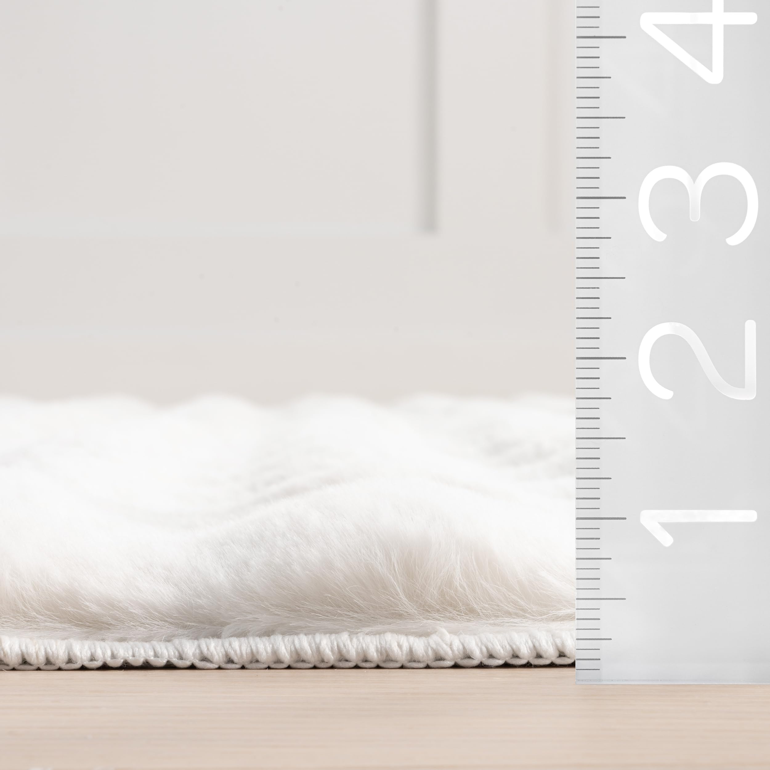 nuLOOM Jeni Off White Checkered Washable Area Rug, 8' x 10' thumbnail