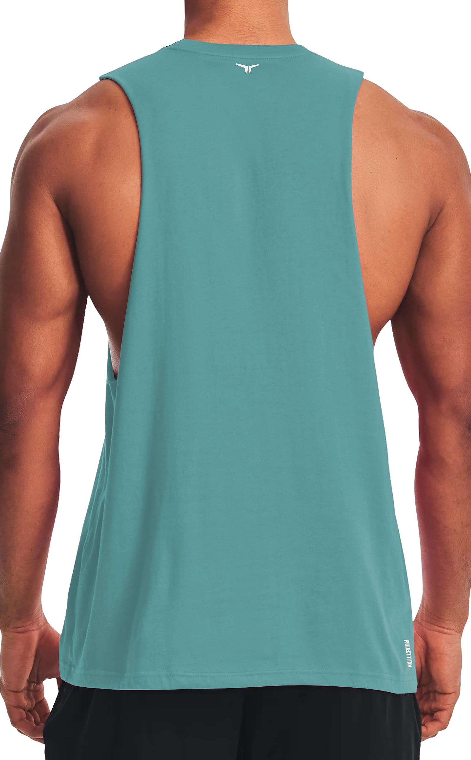 Men's Belief Drop Arm Tank Top Sleeveless Muscle T Shirts Gym Workout Stringers thumbnail