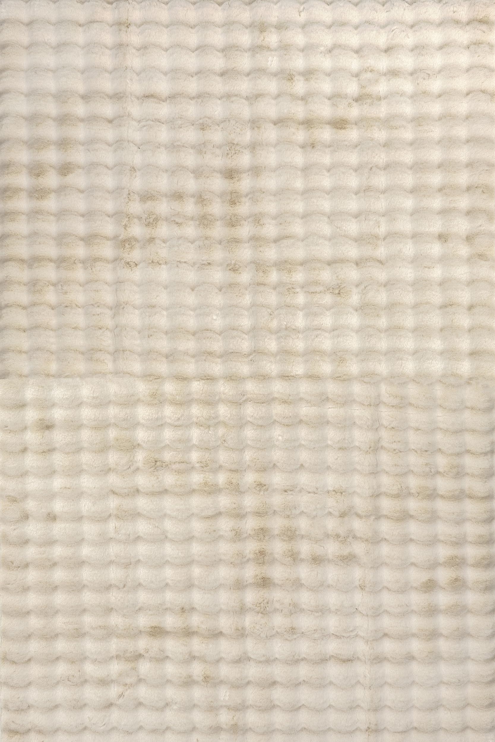 nuLOOM Jeni Beige Checkered Washable Area Rug, 8' x 10' thumbnail
