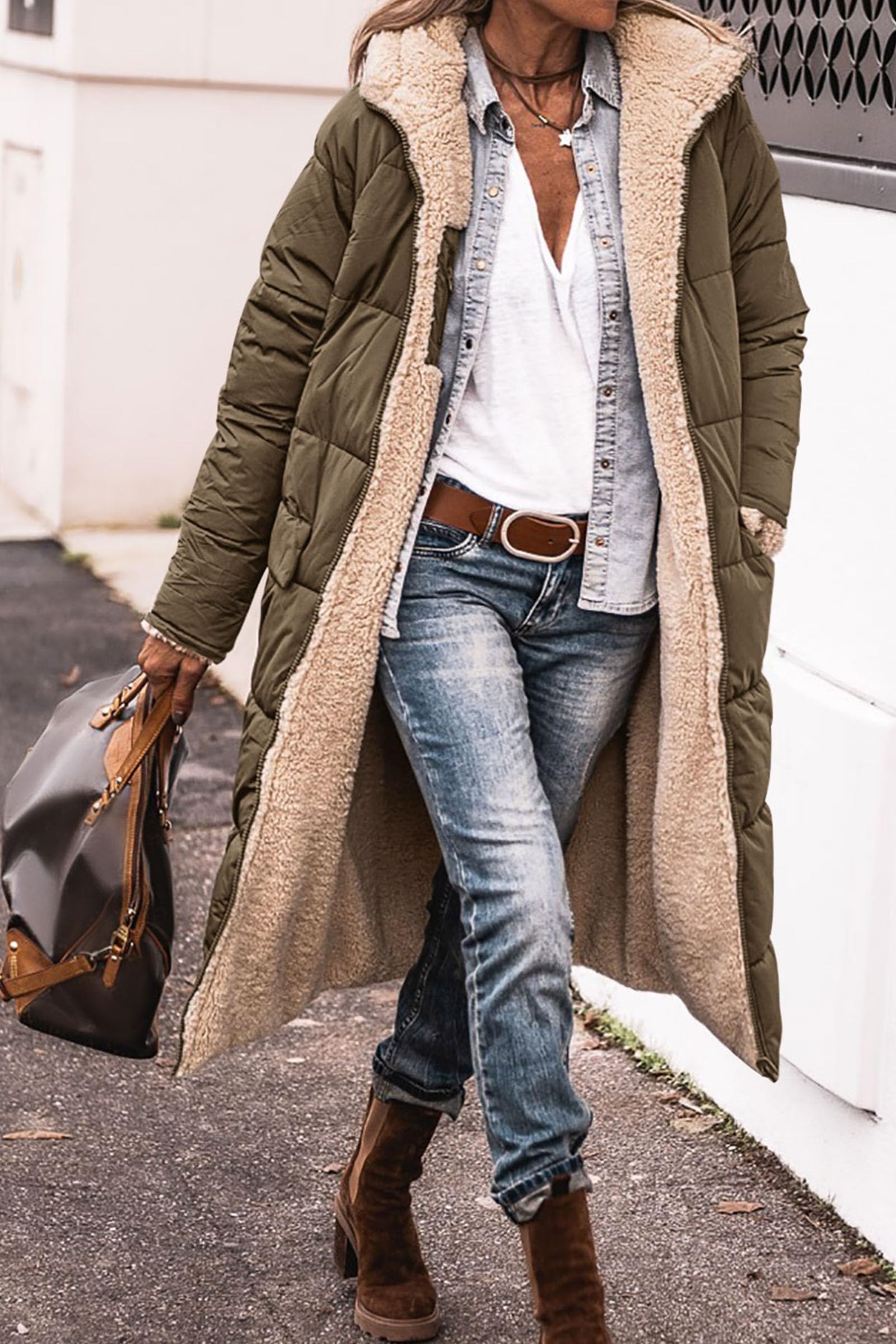 PRETTYGARDEN Women's 2026 Winter Fashion Clothes Oversized Shearling Fleece Long Coats Jackets thumbnail