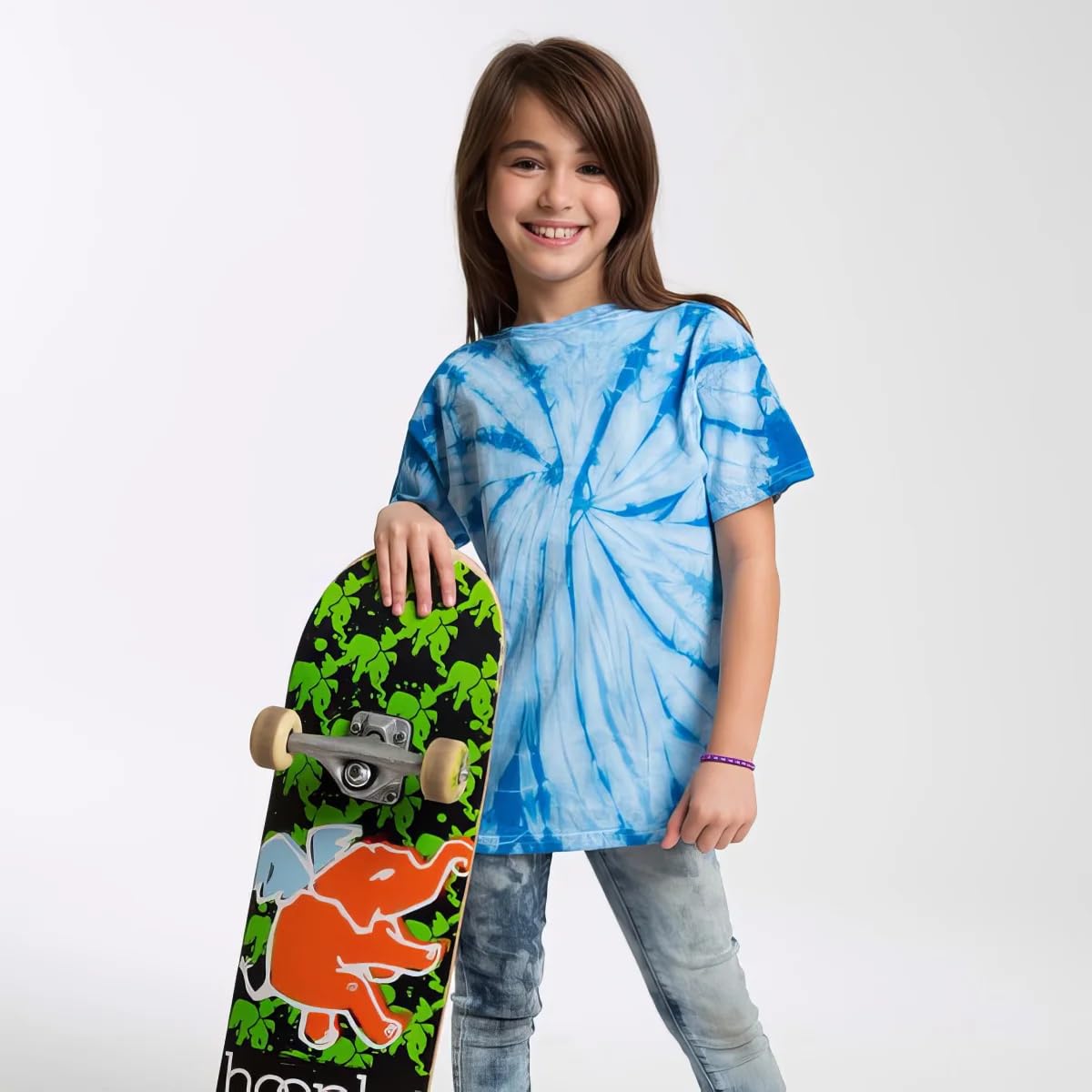 Colortone Toddler Tie Dye T-Shirts for Boys and Girls - Tie-Dye Short Sleeve Tees for Little Kids thumbnail