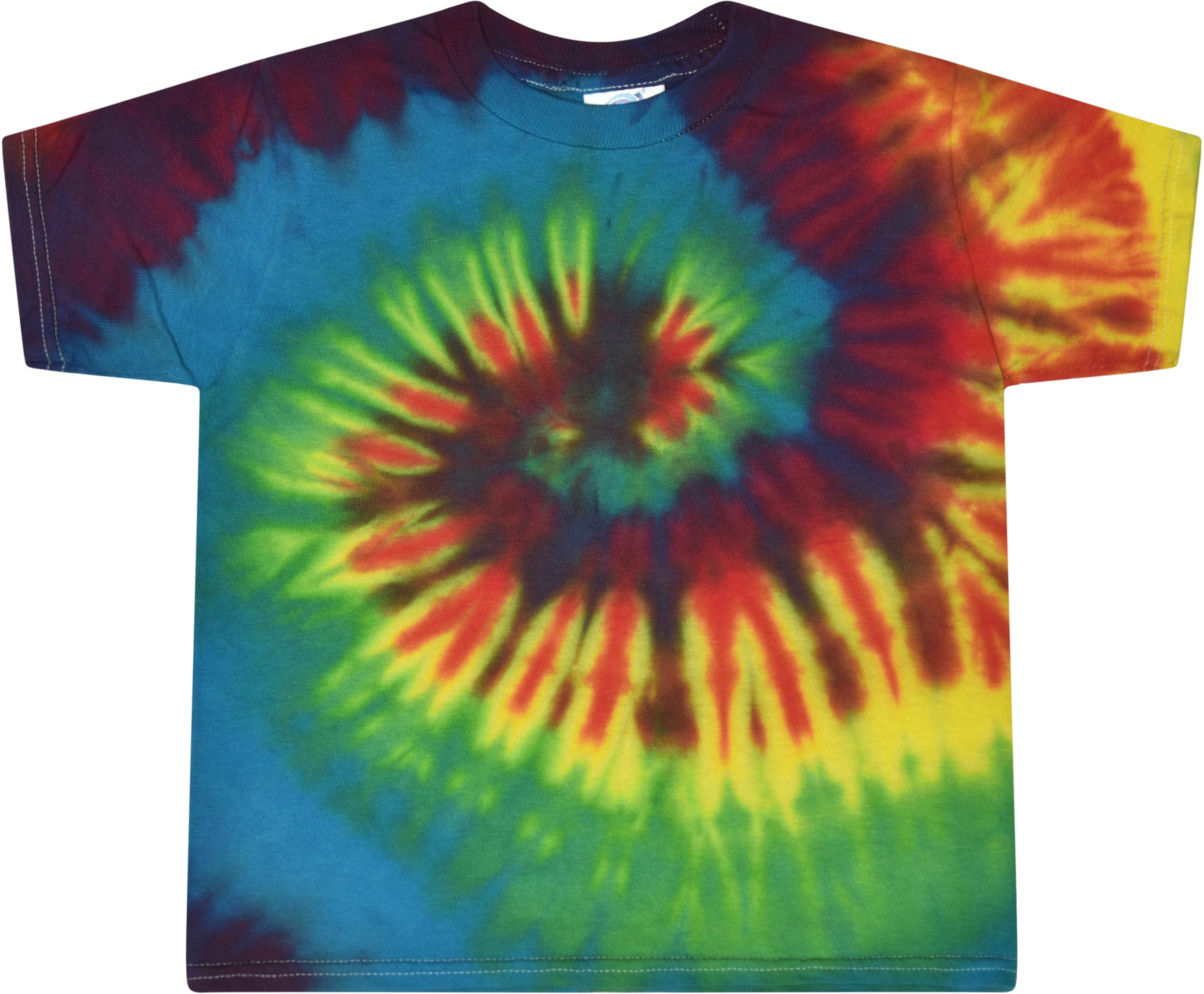 Colortone Toddler Tie Dye T-Shirts for Boys and Girls - Tie-Dye Short Sleeve Tees for Little Kids thumbnail