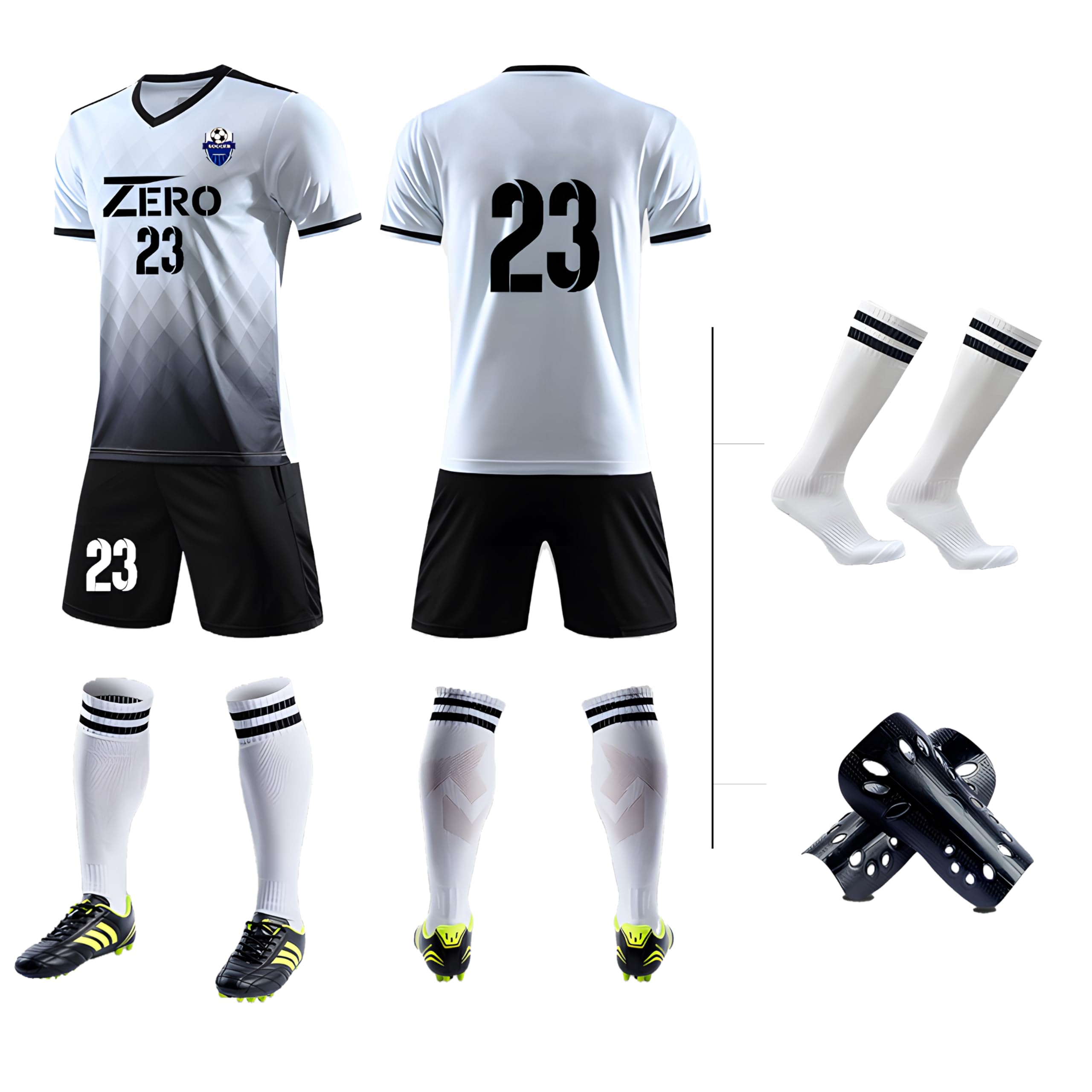 Custom Soccer Jersey for Kids Adults Men Women-Personalize Shirts and Short with Name Number Team Logo