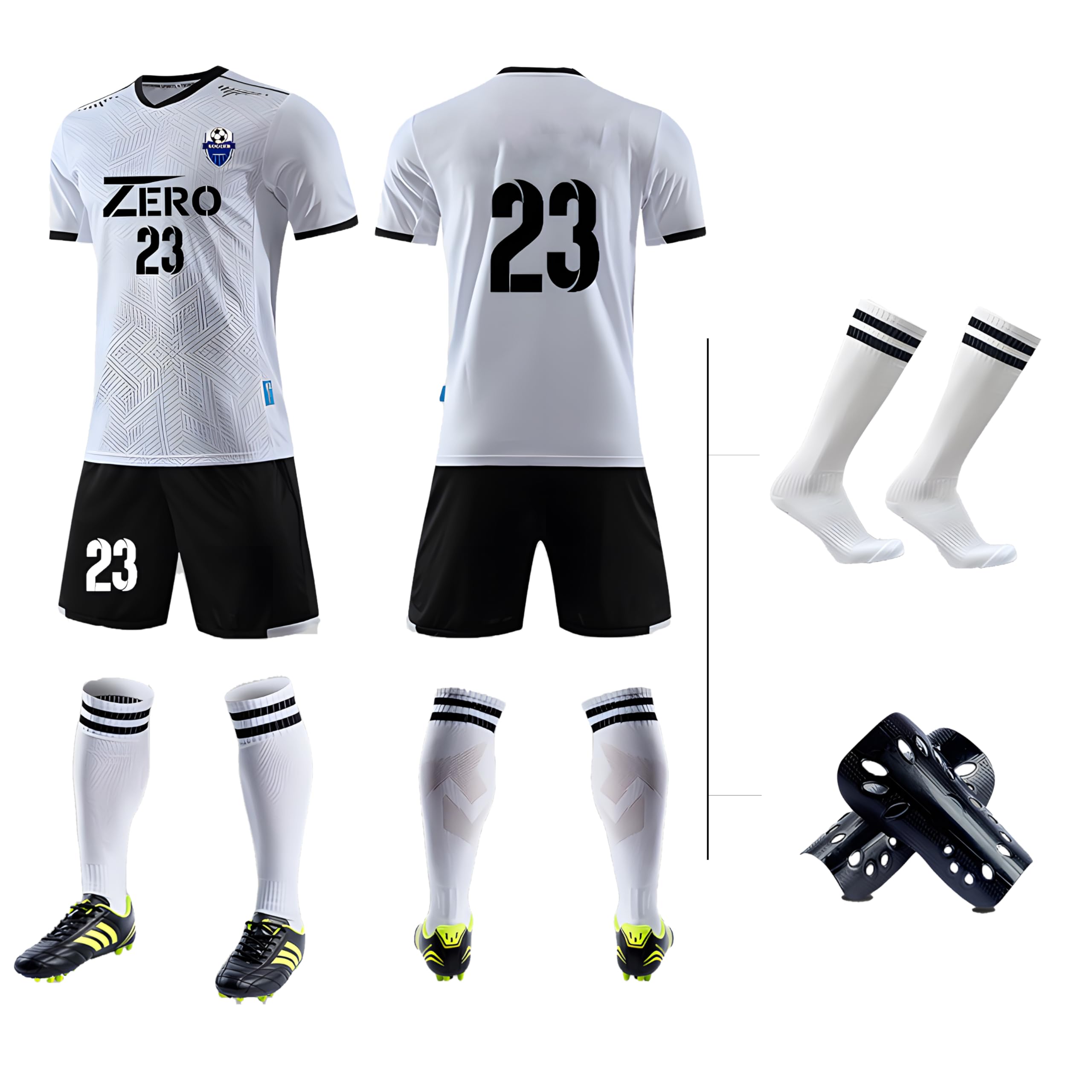 Personalized Soccer Jersey for Men Women Adults Kids Custom Soccer Shirt and Shorts with Name Number Logo