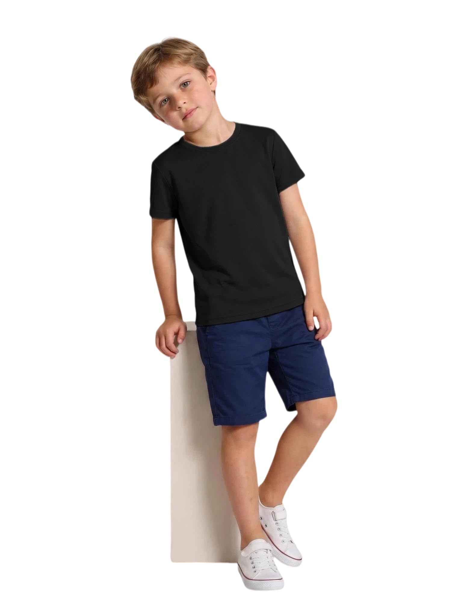 TAGIHOO 1 or 5 Pack Boys Mesh Athletic Quick Dry Short Sleeve Workout Moisture Wicking Active T-Shirt for Kids thumbnail