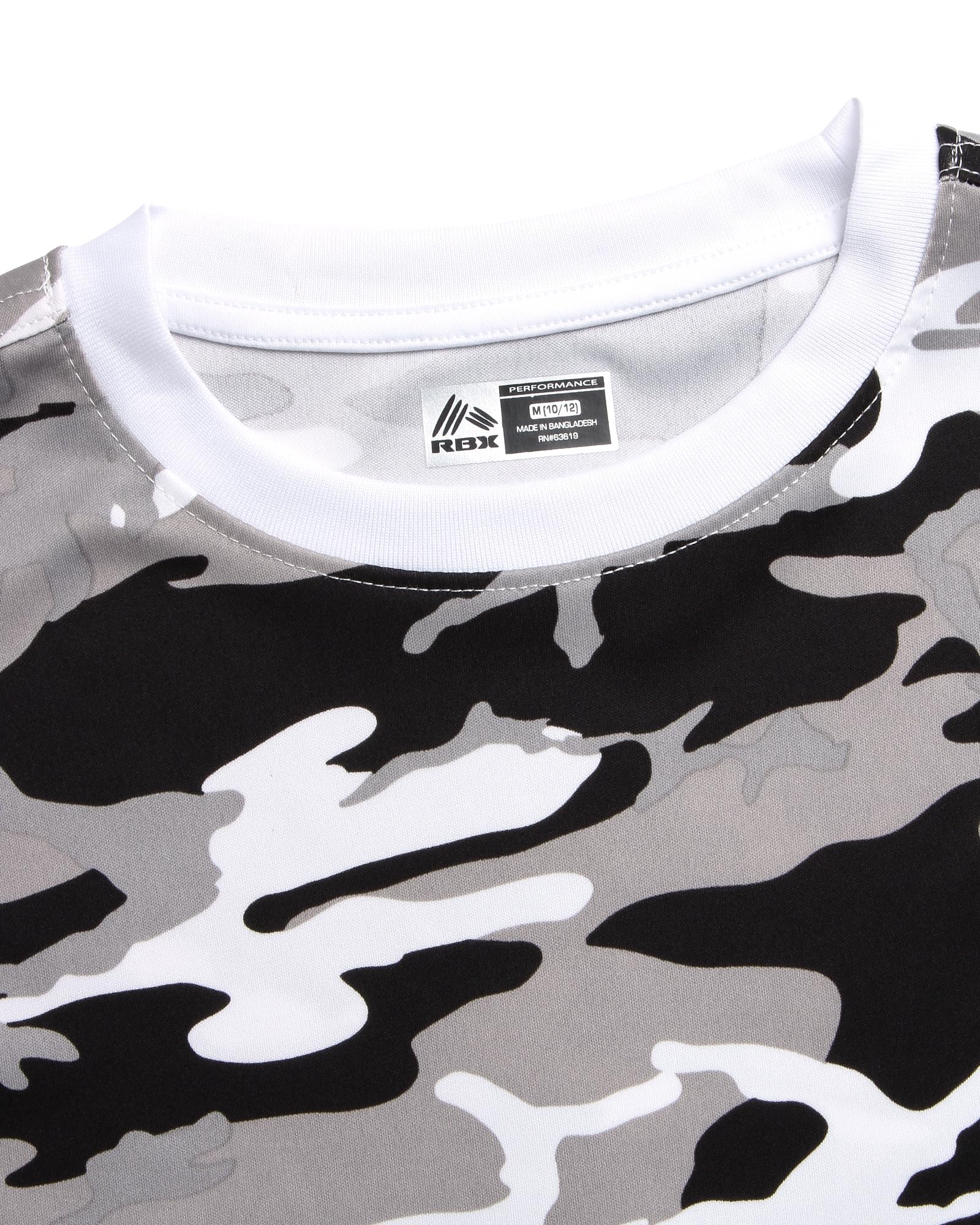 RBX Boys Shirts, 2 Pack Lightweight Crewneck Moisture Wicking Short Sleeve | Breathable Dry Feel Keeps Kids Cool, Great for Training, Practice, or Casual Wear, Pairs Easily with Everyday Bottoms thumbnail