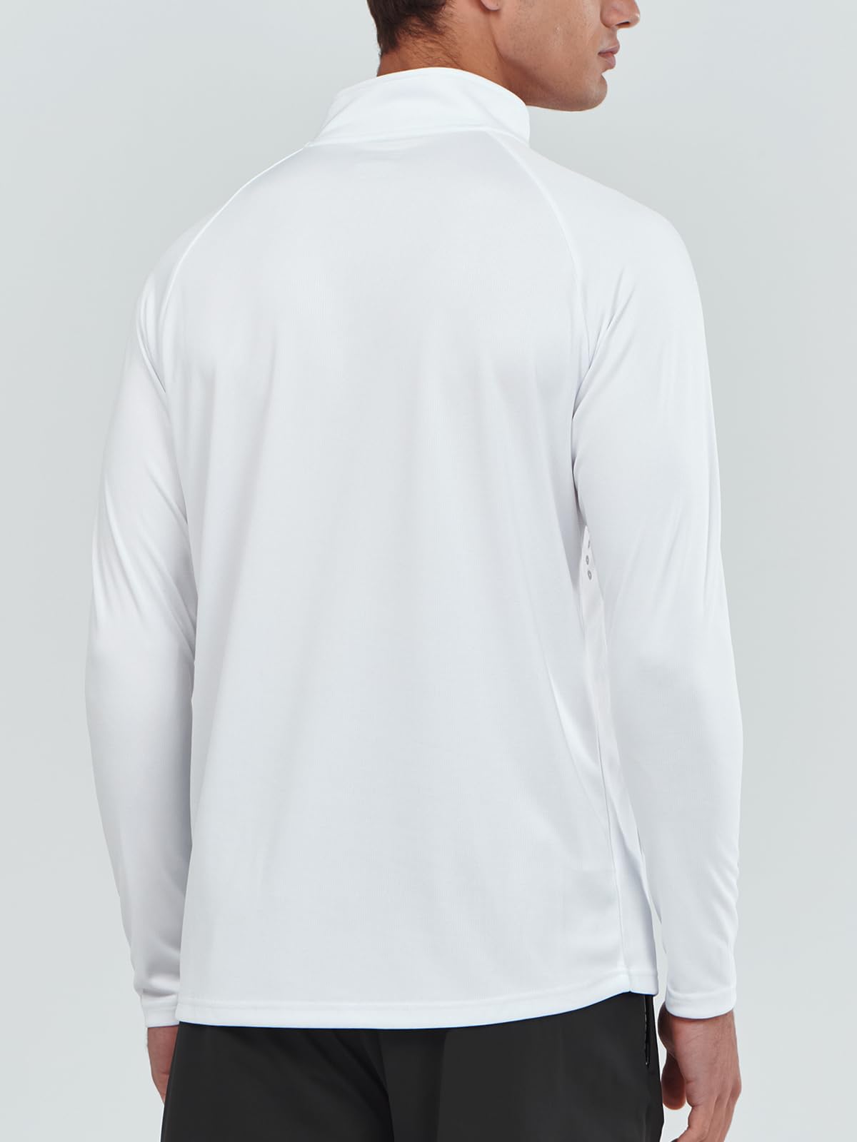 NORTHYARD Men's Quarter Zip Pullover Athletic Running Shirt Long Sleeve | 1/4 Zip Top, Quick Dry Lightweight, Moisture Wicking Breathable, Reflective Strips, Performance Workout Gym, Hiking Sports thumbnail
