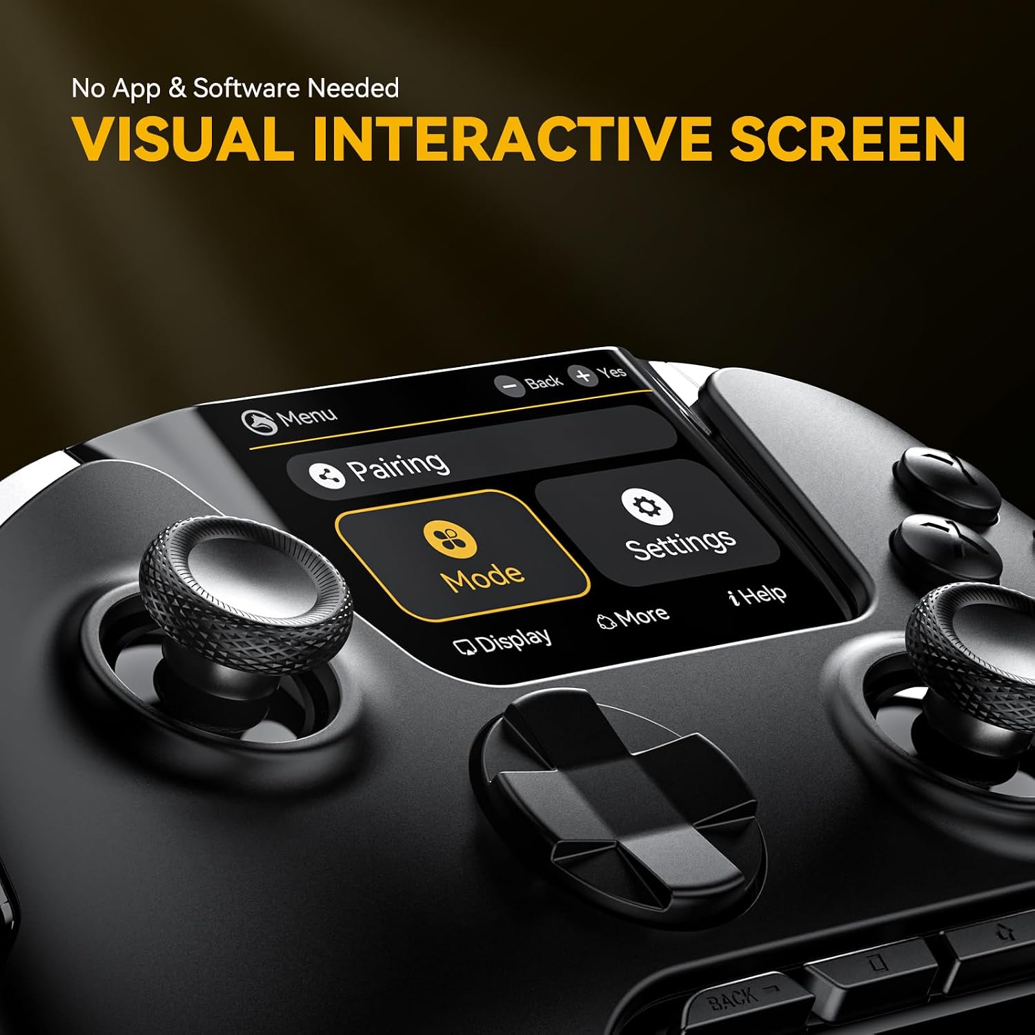 ManbaOne Interactive Screen Wireless Gaming Controller (Black) thumbnail