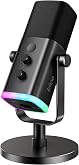 ManbaOne Interactive Screen Wireless Gaming Controller for PC/Switch/Switch 2/iOS/Android,Hall Effect Stick & Trigger,RGB Lighting,Remappable Buttons,1800mAh with Charging Dock (White) thumbnail