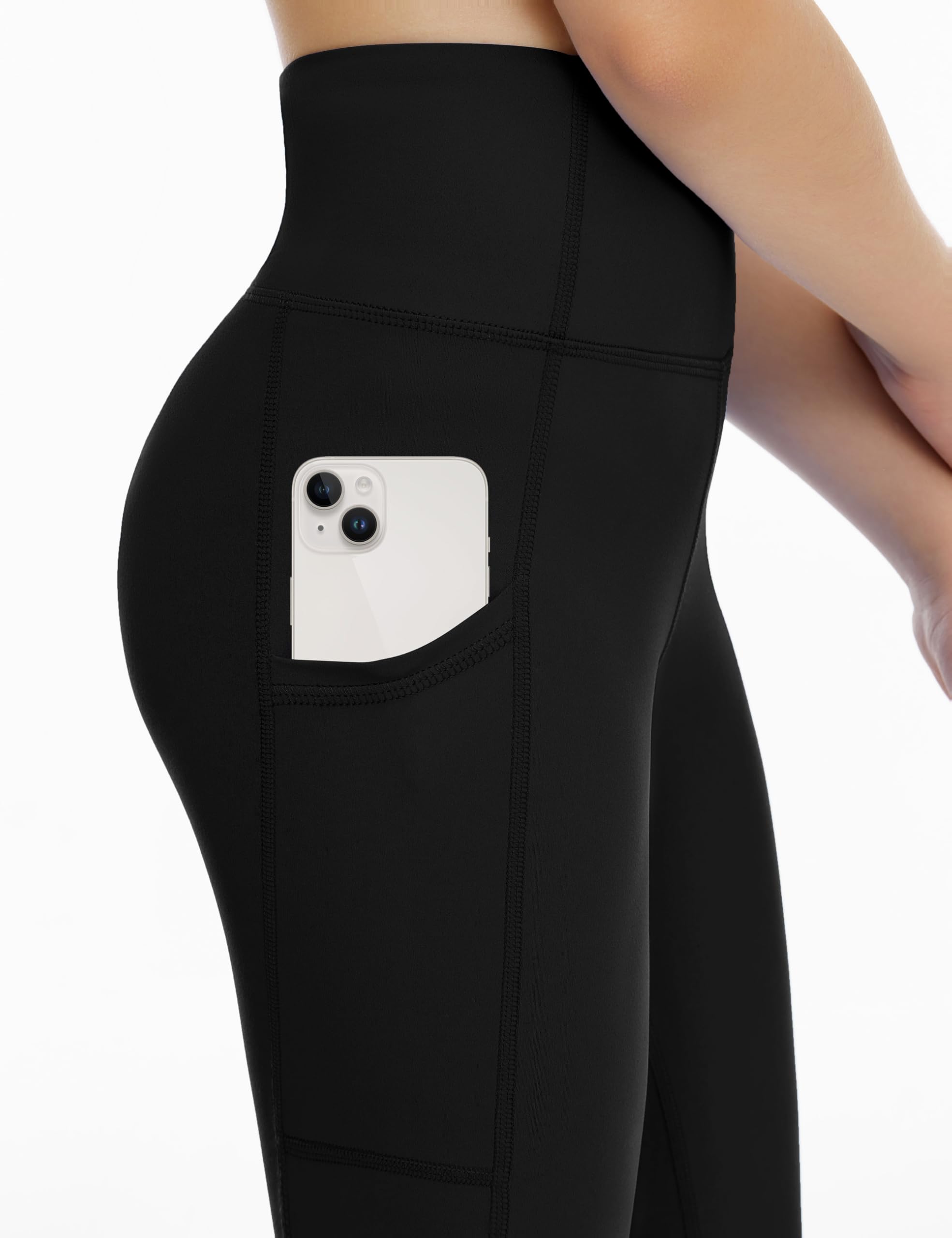 THE GYM PEOPLE Girls Workout Leggings High Waist Kid Dance Yoga Tight Pants | High Waist, Tight Fit, Soft Stretch Fabric, Side Pockets, Full Length, Lightweight, Athletic Leggings for School, Daily thumbnail
