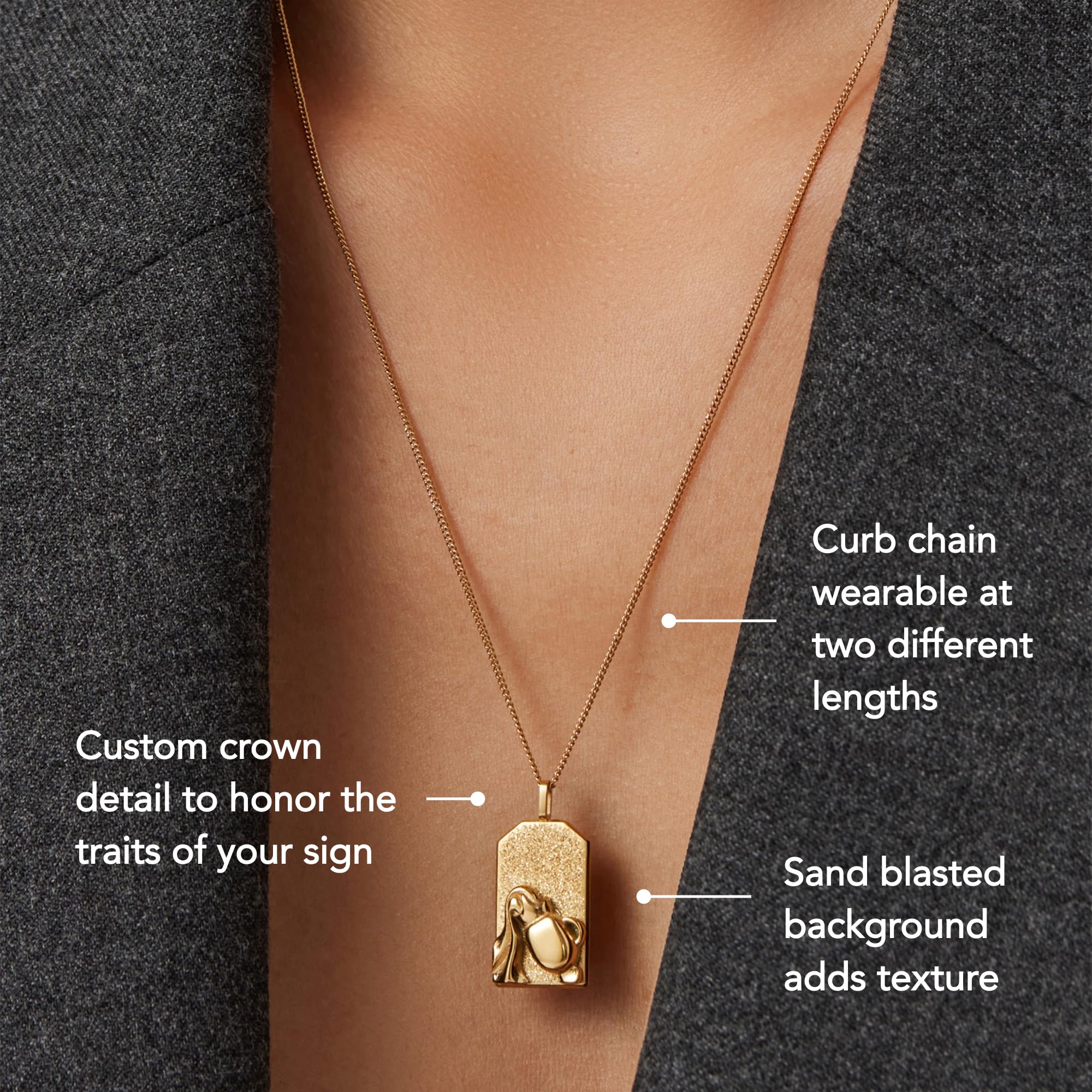 JENNY BIRD Zodiac Pendant Necklace thumbnail