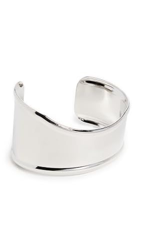 ADINA EDEN Women's Indented Curved Wide Bangle Bracelet thumbnail