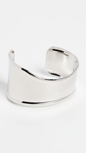 ADINA EDEN Women's Indented Curved Wide Bangle Bracelet thumbnail