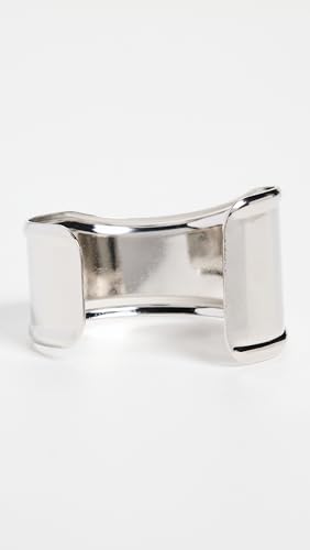 ADINA EDEN Women's Indented Curved Wide Bangle Bracelet thumbnail
