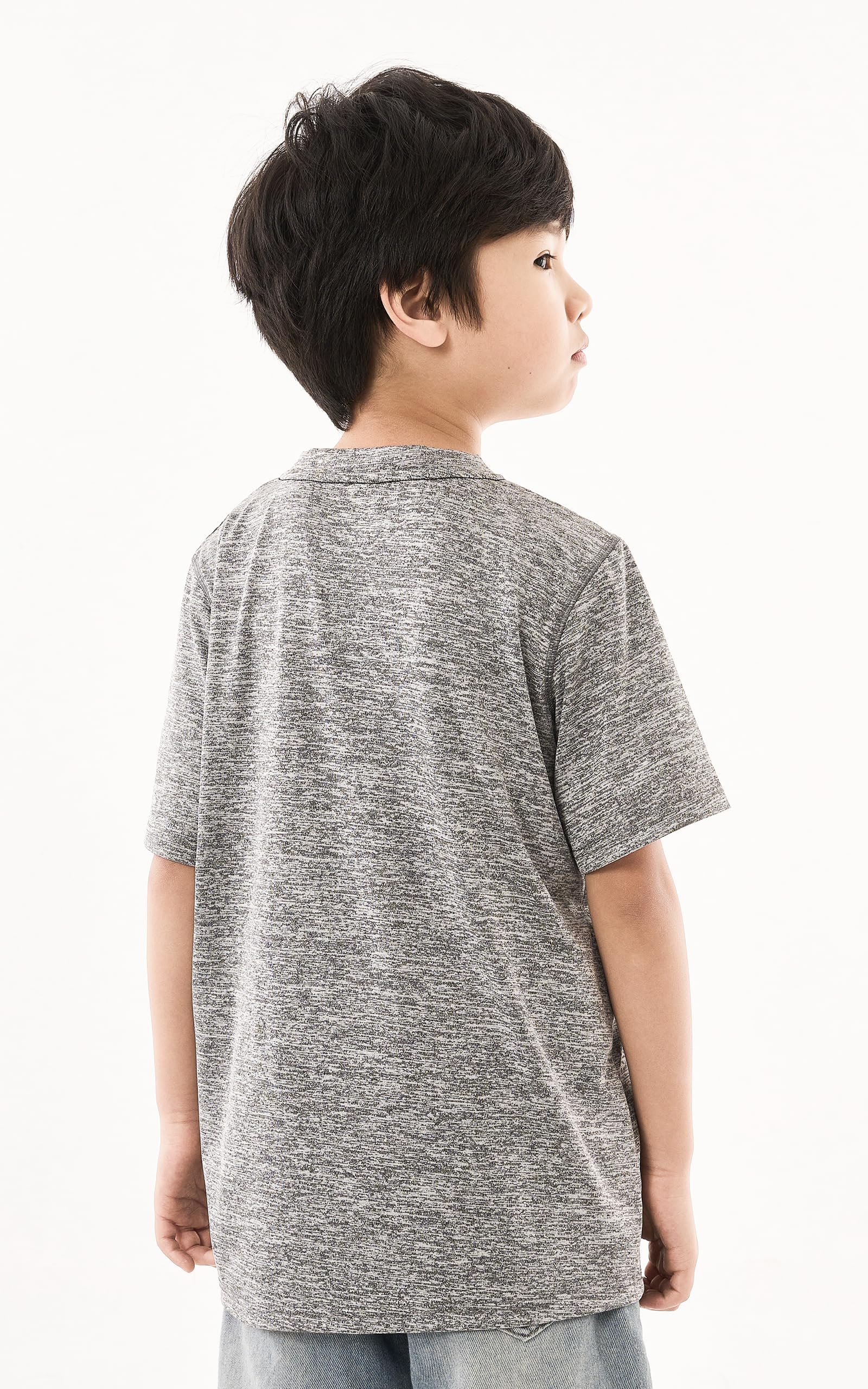 5 Pack Youth Dry-Fit T-Shirts Wicking Active Athletic Short Sleeve Tee for Kid Youth Teen 4-20 thumbnail