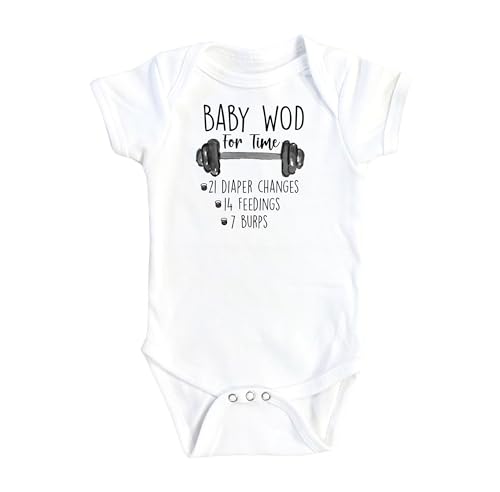 Baby Gym Wod - Baby Boy Girl Clothes Infant Bodysuit Funny Cute Compatible with Newborn thumbnail