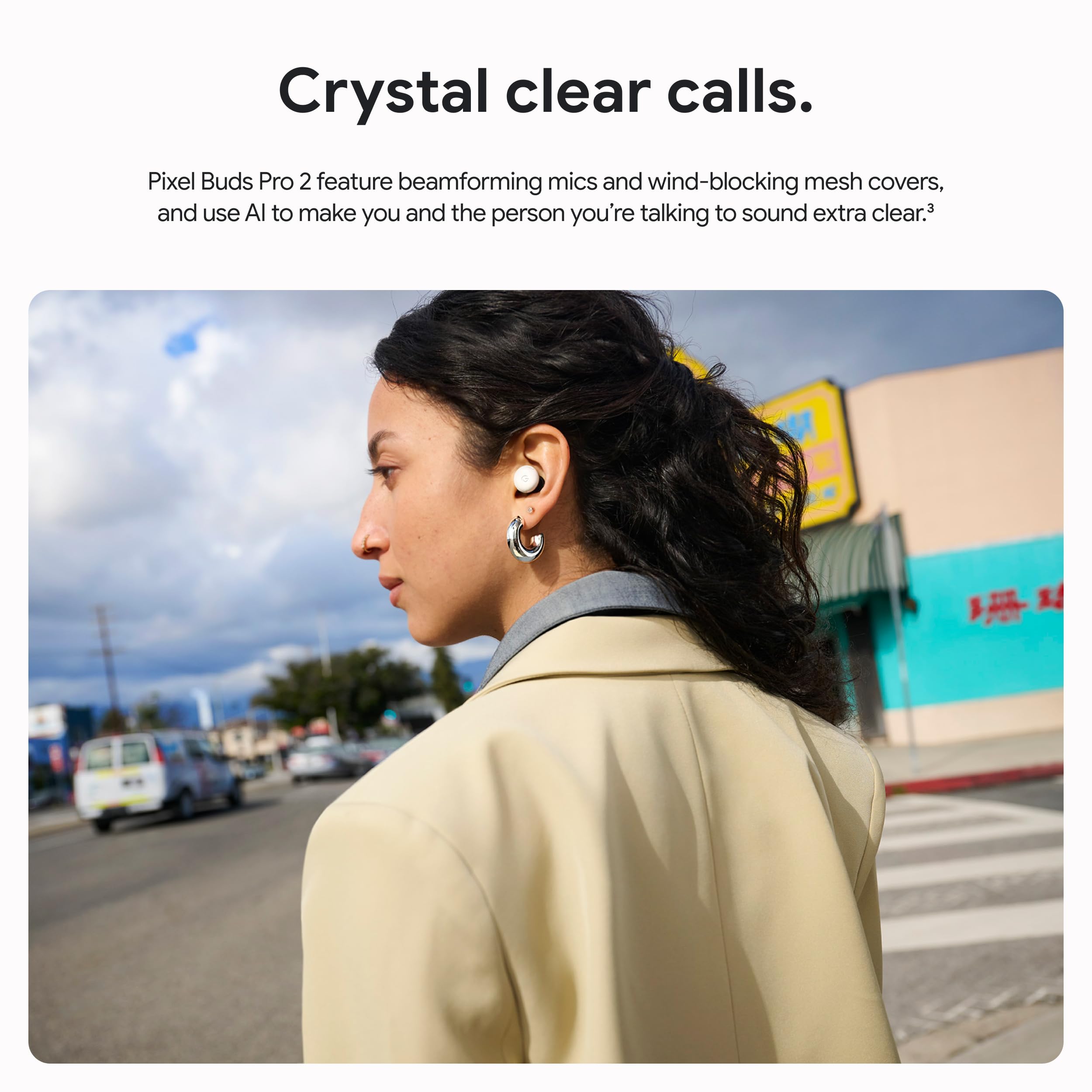 Google Pixel Buds Pro 2 - Wireless Bluetooth Earbuds with Pro-Level Active Noise Cancellation - Built for Gemini, Your Google AI Assistant - Hazel thumbnail