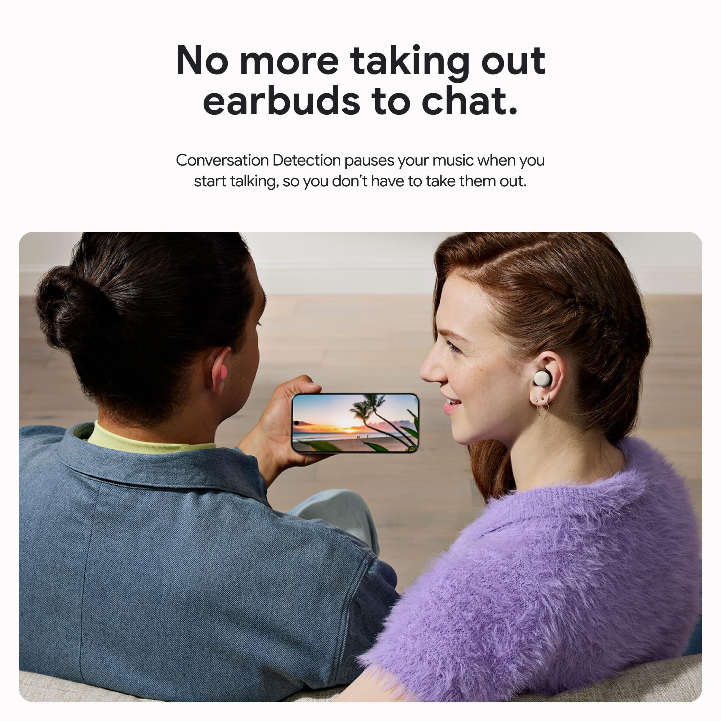 Google Pixel Buds Pro 2 - Wireless Bluetooth Earbuds with Pro-Level Active Noise Cancellation - Built for Gemini, Your Google AI Assistant - Hazel thumbnail