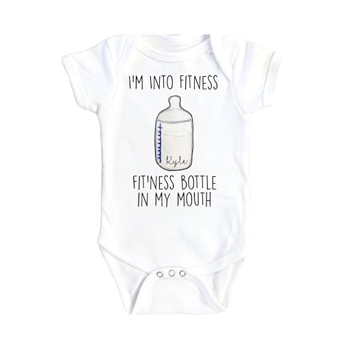 Gym Fitness - Baby Boy Girl Clothes Infant Bodysuit Funny Cute Newborn thumbnail