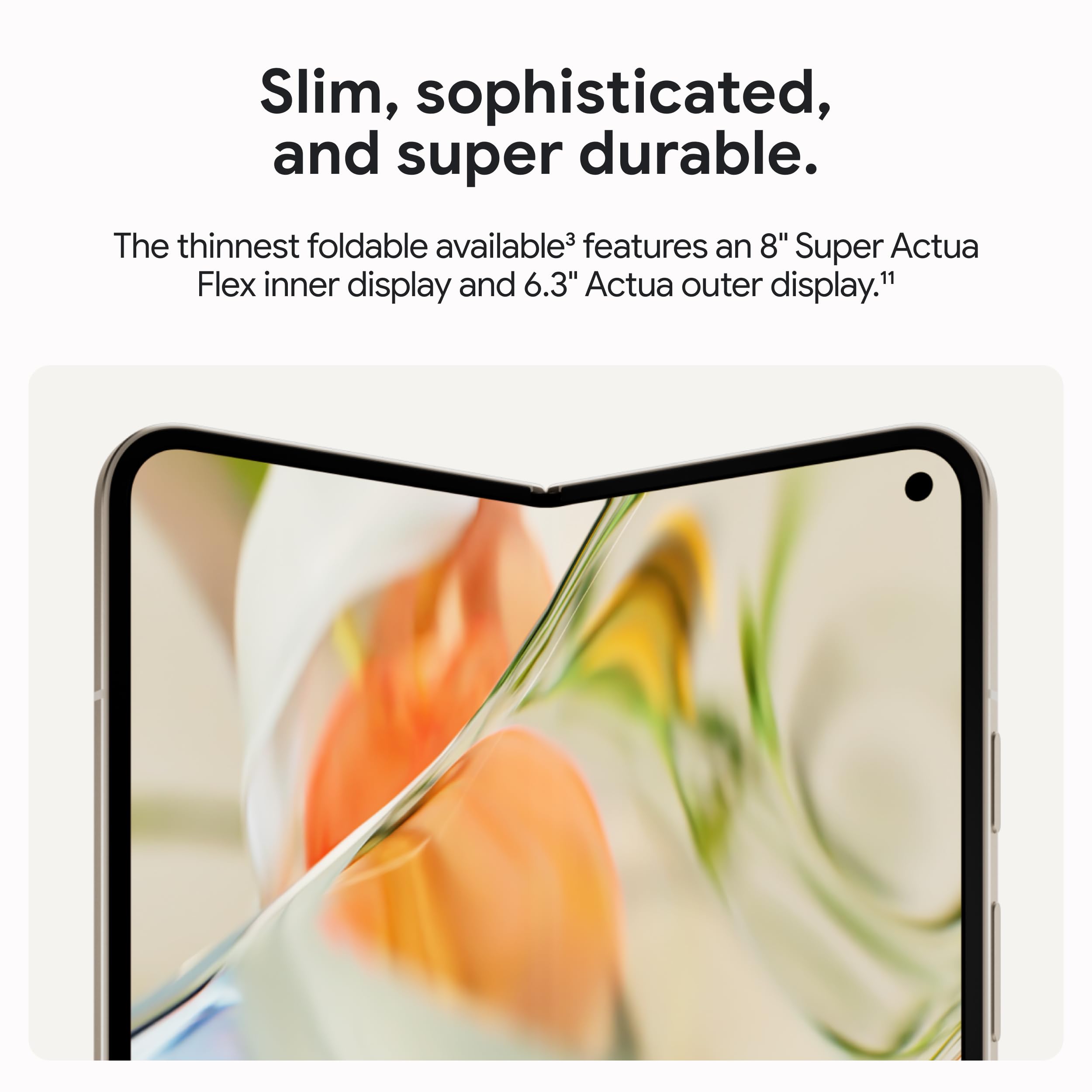 Google Pixel 9 Pro Fold - Unlocked Android Smartphone with Gemini - Advanced Triple Rear Camera System - Foldable Display - Hands-Free Video - Obsidian - 256 GB thumbnail