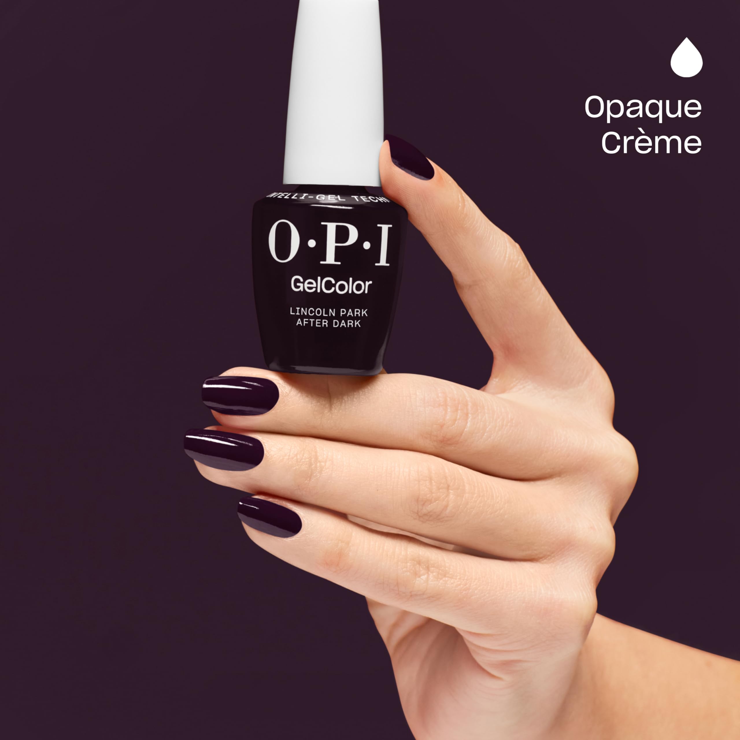 OPI GelColor LED Cure Gel Nail Polish | White, Gray & Black Shades | Salon-Quality Shine, Long-Lasting Wear | Easily Soak Off Removal | Vegan & HEMA Free | 0.5 Fl Oz thumbnail