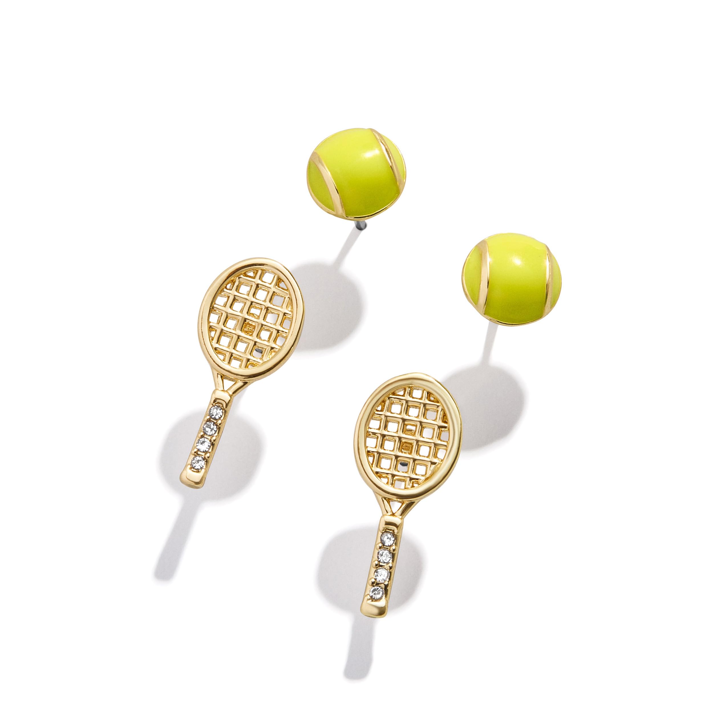 BaubleBar Sport-Themed Statement Earrings, Novelty Stud Earrings for Women, Costume Jewelry