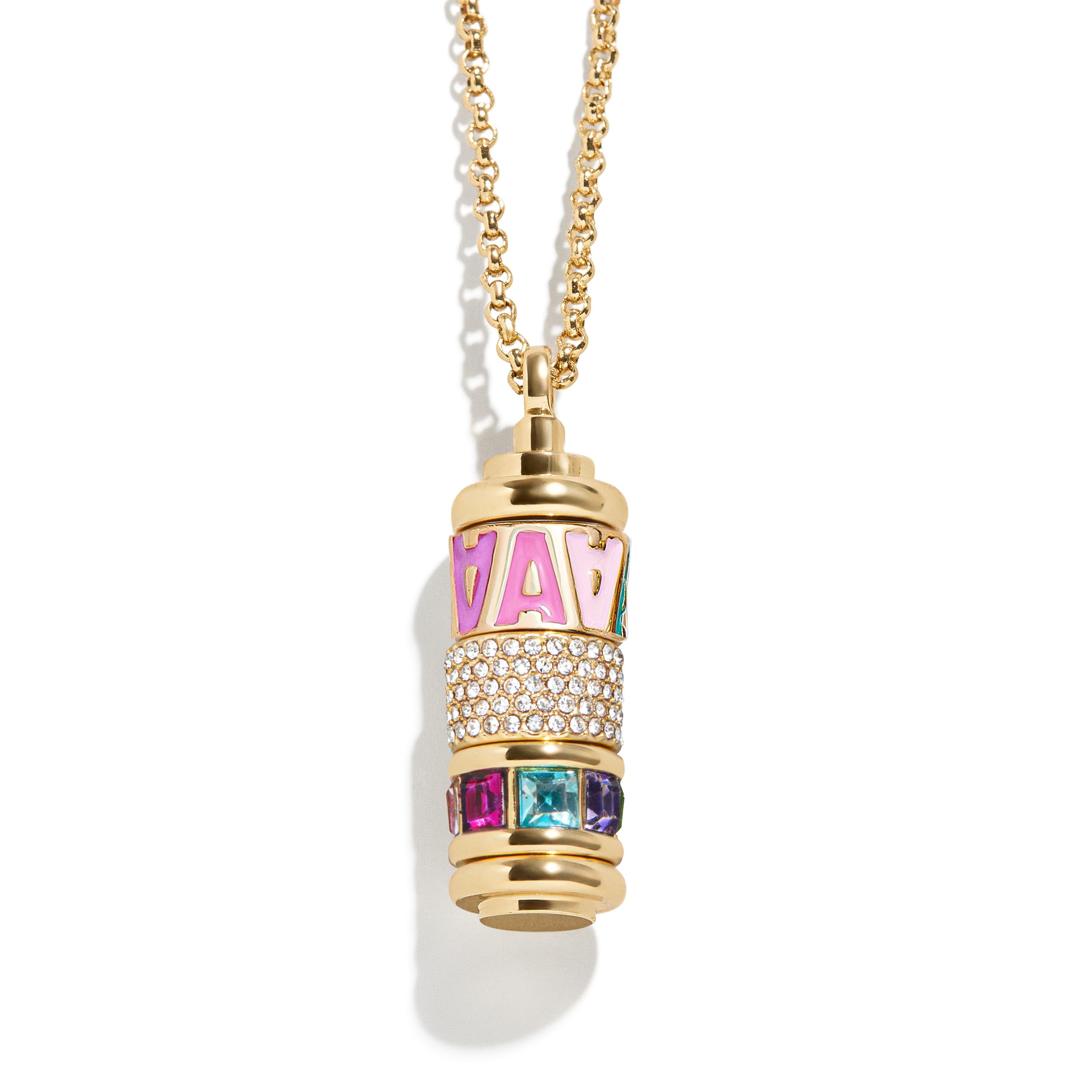 BaubleBar Initial Spinner Charm Necklace thumbnail