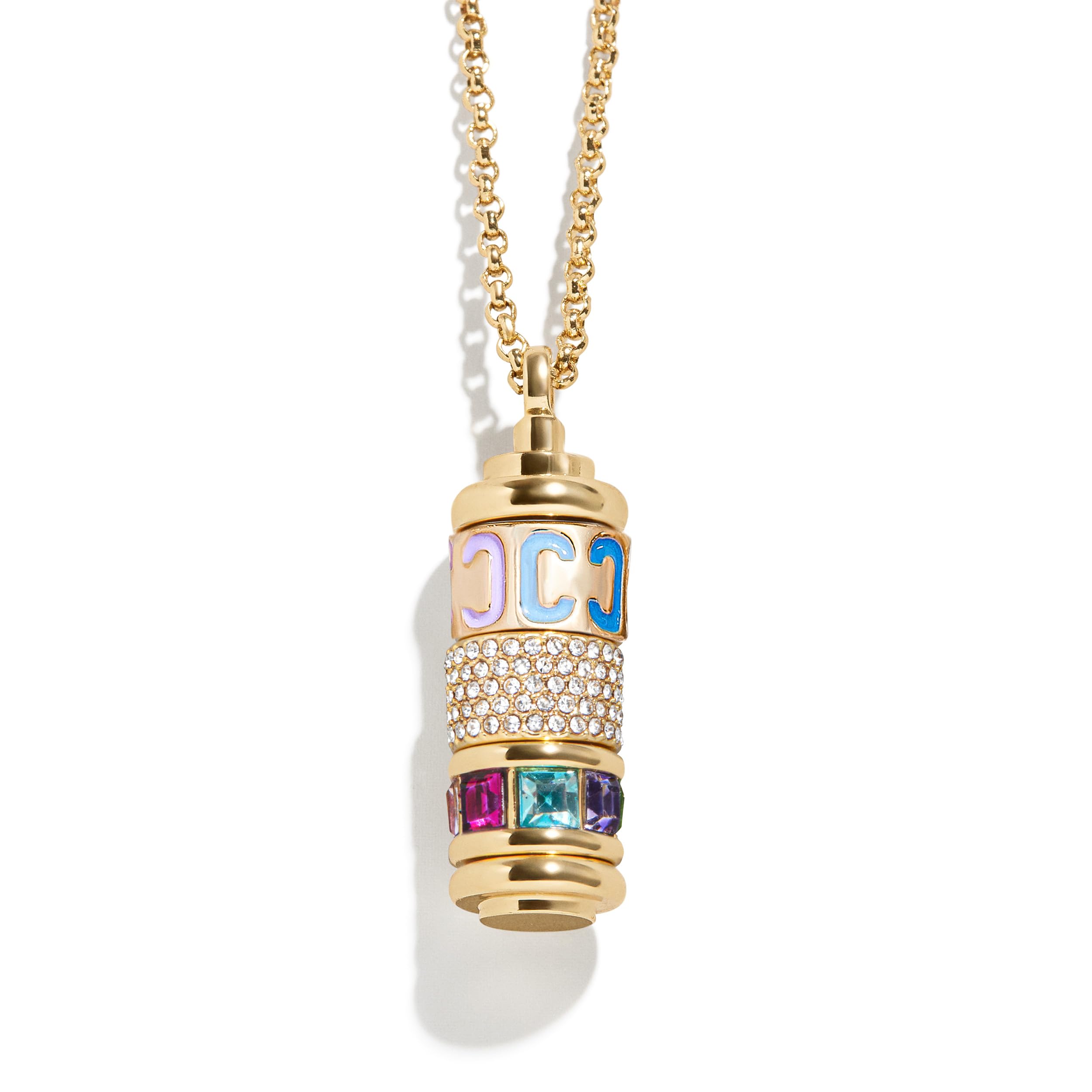 BaubleBar Initial Spinner Charm Necklace thumbnail