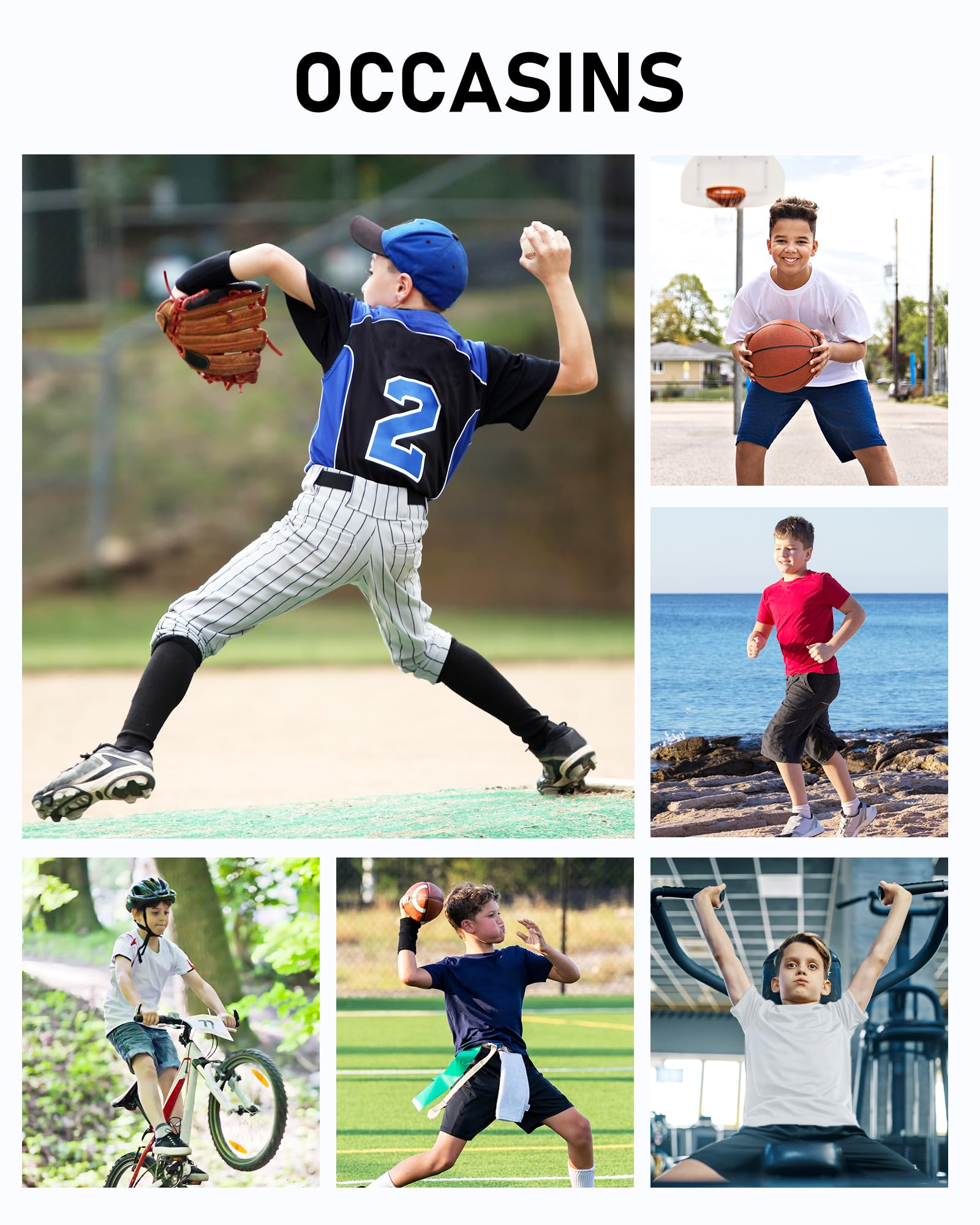 Blueleaf Boys Compression Shirt Short Sleeve Youth Basketball Football Undershirt Kids Quick Dry Athletic Base Layer T-Shirt thumbnail