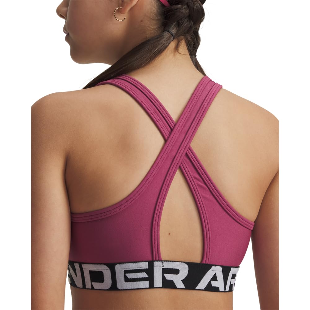 Under Armour Kids Cross-Back Mid-Impact Sports Bra (Big Kid) thumbnail