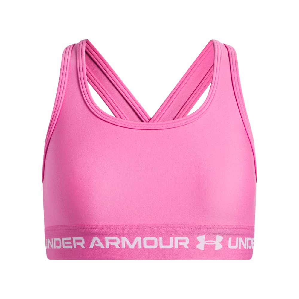 Under Armour Kids Cross-Back Mid-Impact Sports Bra (Big Kid) thumbnail