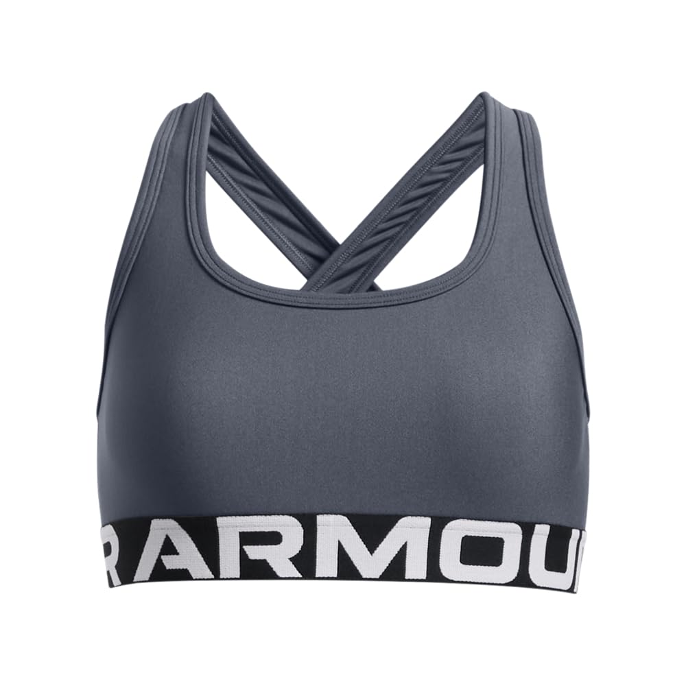 Under Armour Kids Cross-Back Mid-Impact Sports Bra (Big Kid) thumbnail