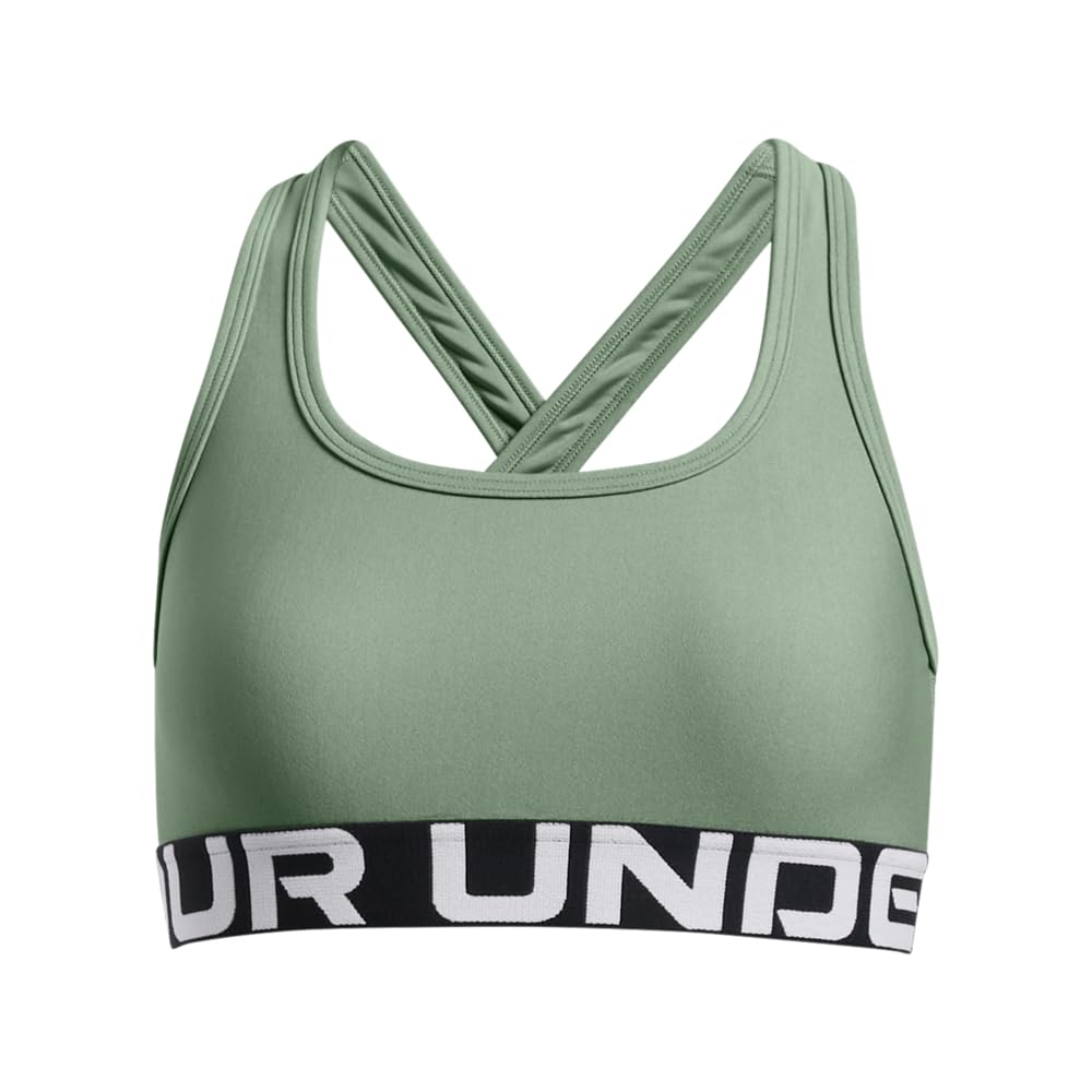 Under Armour Kids Cross-Back Mid-Impact Sports Bra (Big Kid) thumbnail