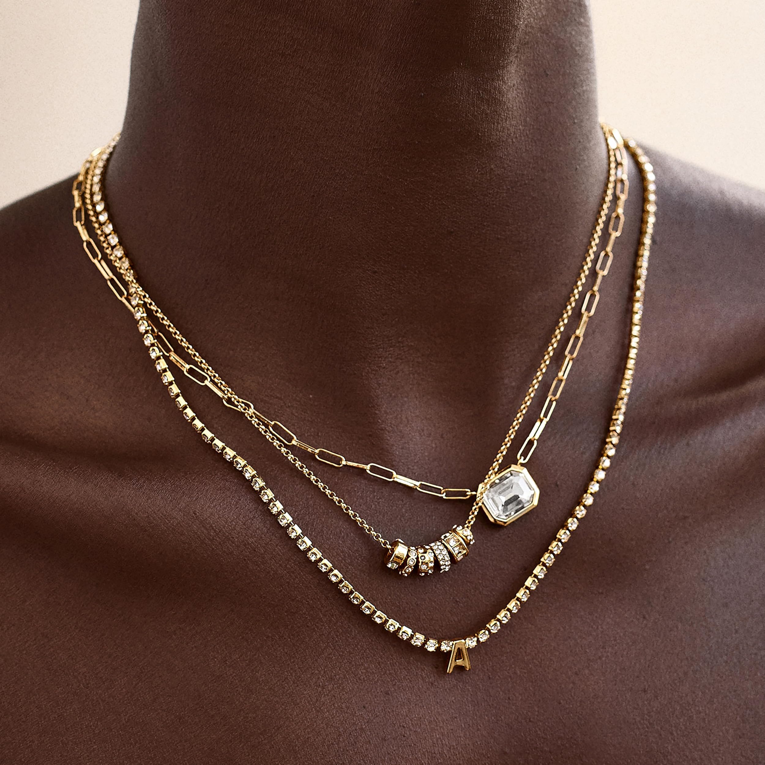 BaubleBar Blythe Birthstone Pendant Necklace for Women on a Delicate Paperclip Chain, Fashion Jewelry, Meaningful Gifts for Women, Perfect for the Holidays thumbnail