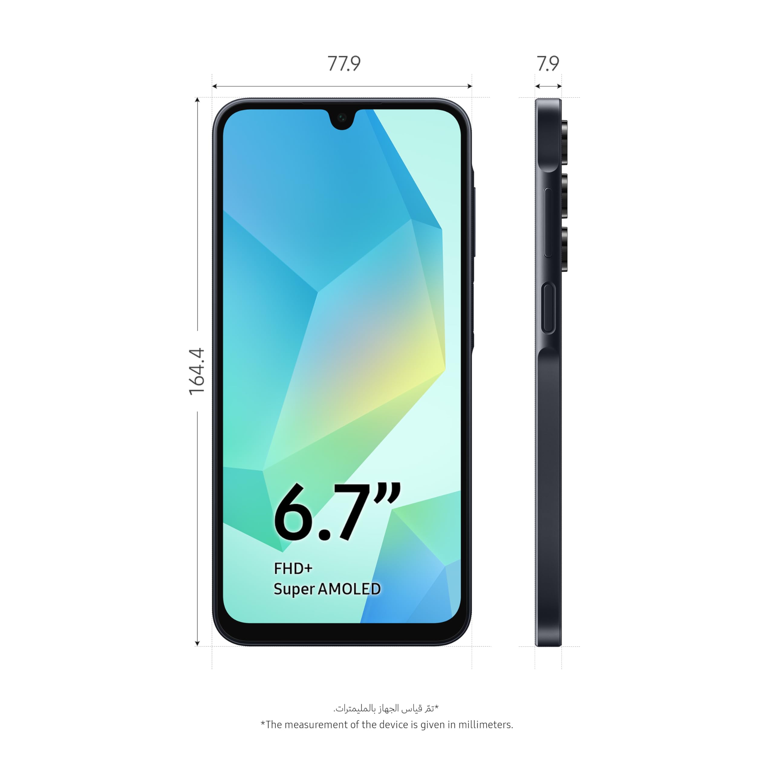Samsung Galaxy A16 4G LTE (128GB + 4GB) International Model SM-A165F/DS Factory Unlocked, 6.7", Dual SIM, 50MP Triple Camera (Case Bundle), Black thumbnail