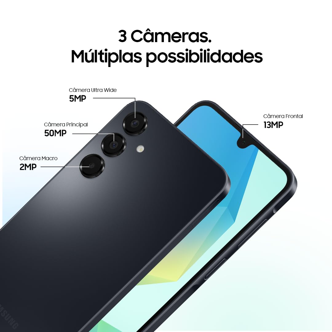 SAMSUNG Galaxy A16 4G Dual SIM (128GB, 2025) 6.7" 90Hz AMOLED, Splash Resistant, 8Core, 50MP Camera (Factory Unlocked International Model for GSM, Global) A165M/DS (25W Fast Charger Bundle, Black) thumbnail