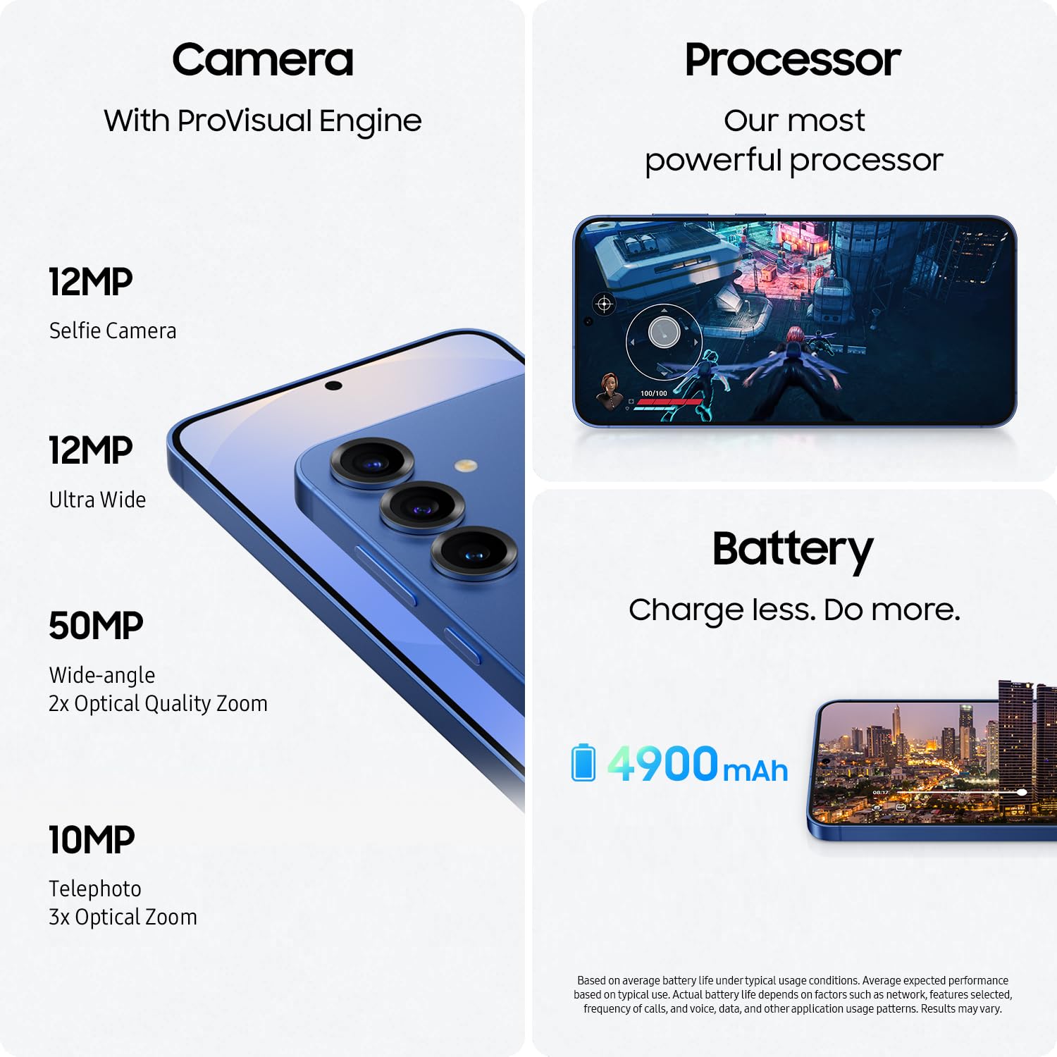 Samsung Galaxy S25+ Cell Phone, 256GB Smartphone, Unlocked Android, AI Night Mode Camera, Snapdragon 8 Elite Fast Processor, ProScaler Display, 4900mAh Battery, 2025, US 1 Yr Warranty, Navy thumbnail