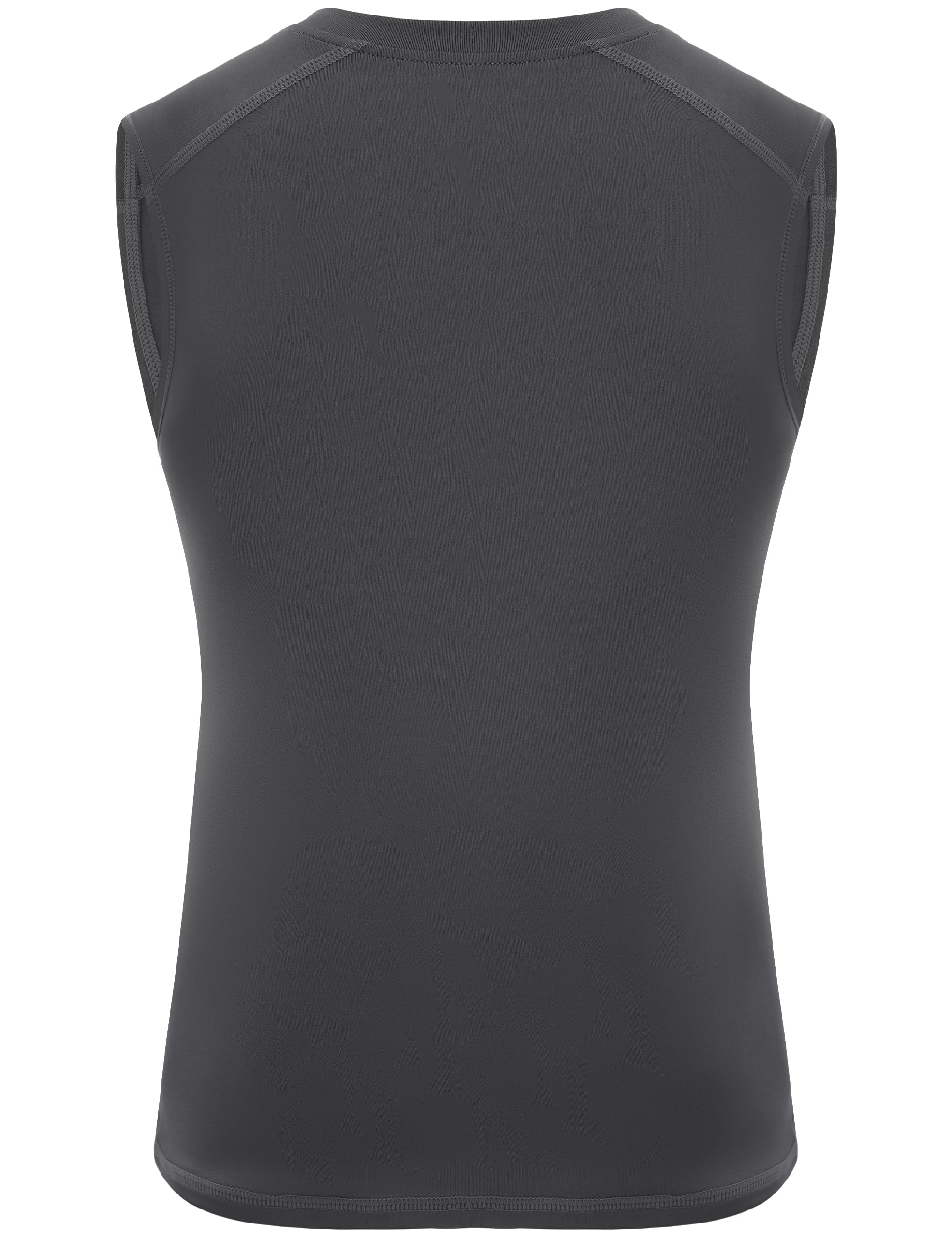 Roadbox Boys Youth Sleeveless Compression Shirt, Quick Dry Kids Football Undershirt, Athletic Soft Tank Tops Sport Basketball thumbnail