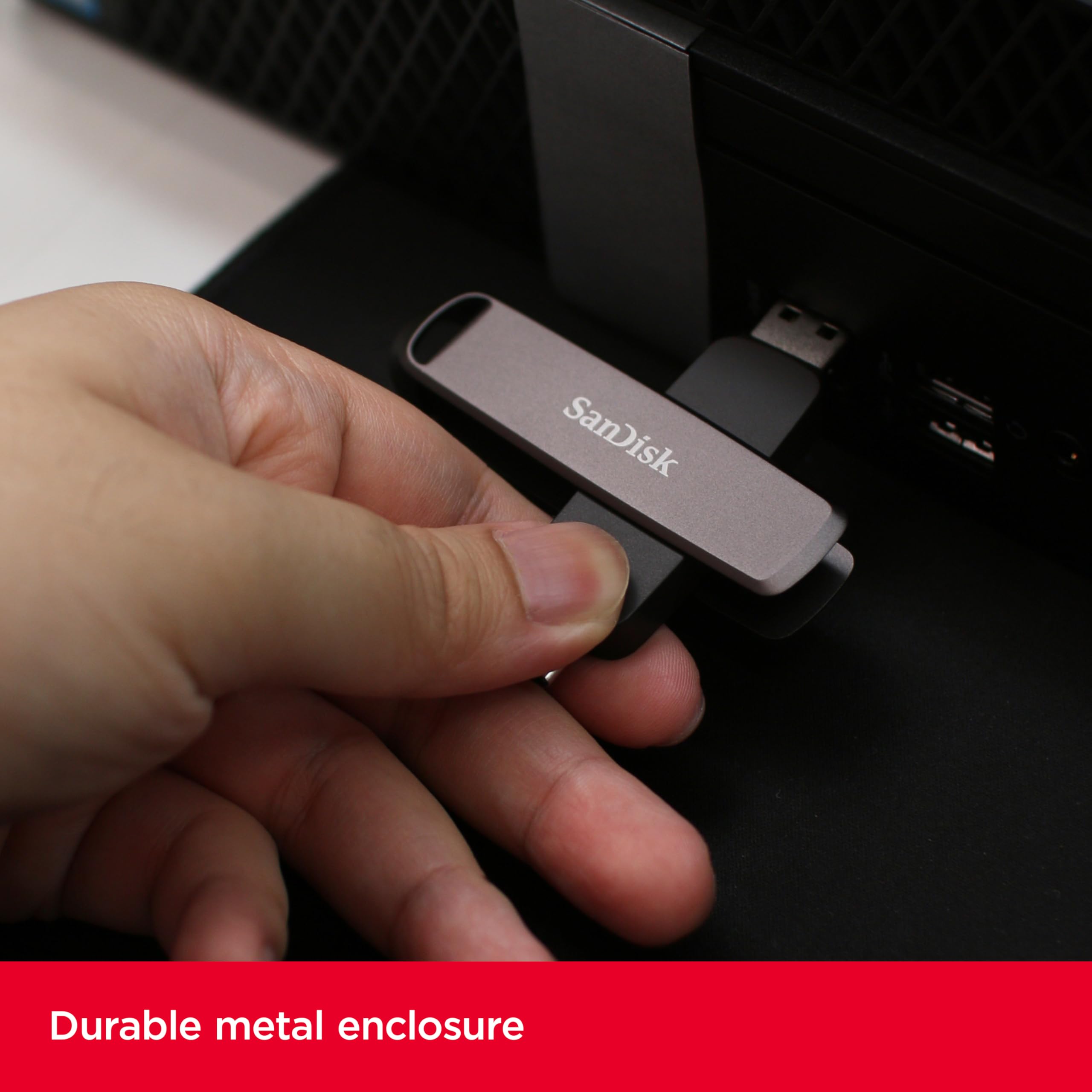 SANDISK 512GB Extreme PRO Dual Drive - Up to 1,000MB/s, USB Type-C, and USB Type-A, High-Performance Flash Drive - SDDDE1-512G-G46 thumbnail
