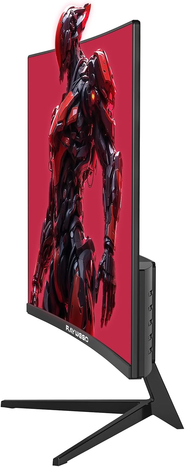 Raywego 24 Inch Curved Gaming Monitor, 200Hz FHD 1080P, 1ms Fast VA thumbnail