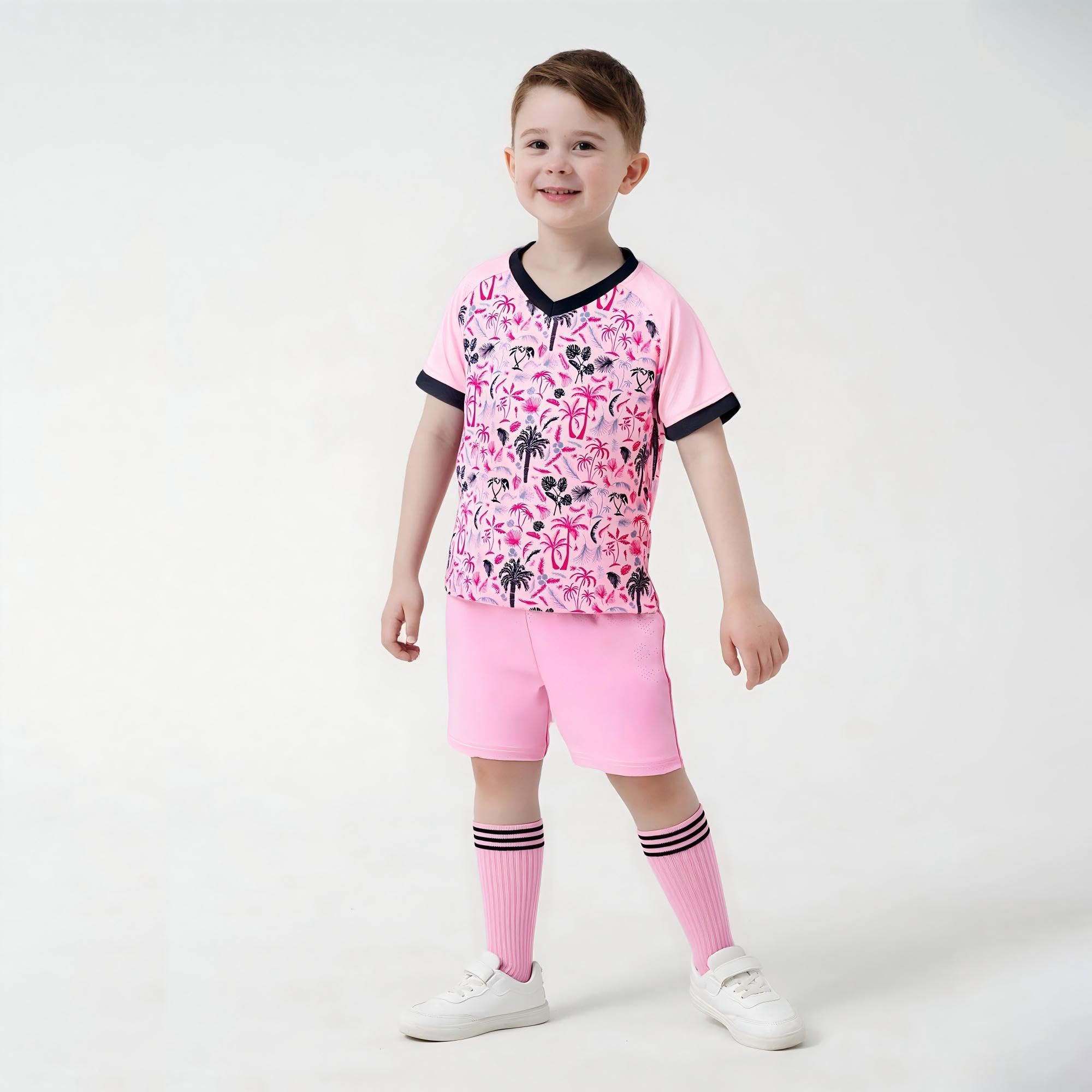 Unisex Kids Soccer Jersey for Girls Soccer Shirts Boy Football Outfits Soft Ideal Gift for Little Athlete 2-14 Years thumbnail