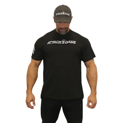 ATTACK THE GAME Unisex Solo T-Shirt – Comfortable Short Sleeve Tee, Soft Cotton, Gym, Sports, Workout, Classic tees Men thumbnail