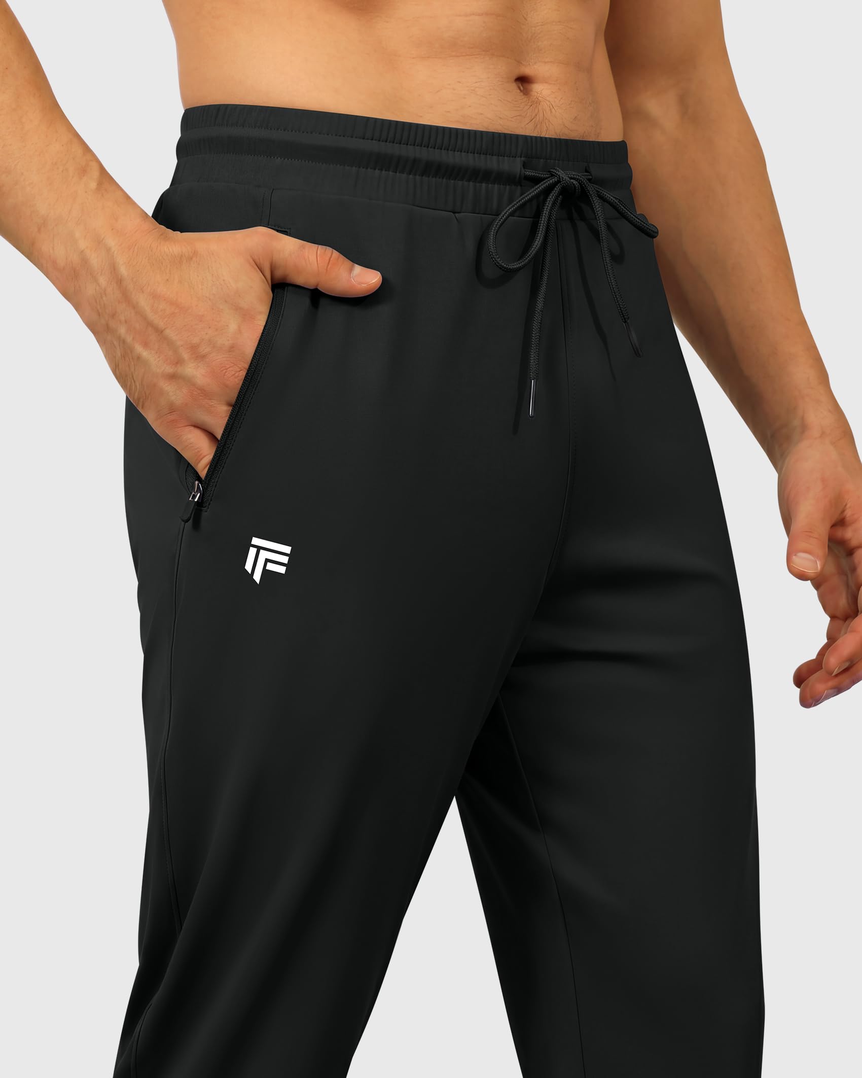 Mens Sweatpants with Zipper Pockets Joggers for Men Workout Athletic Gym Track Fitness Clothing Gifts thumbnail
