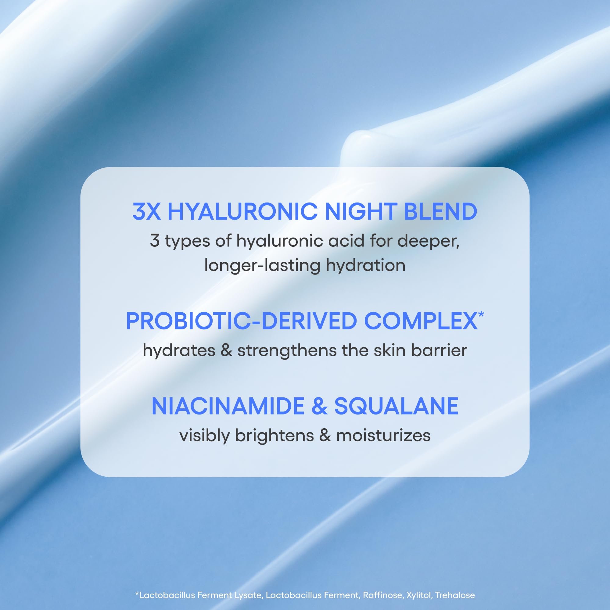 Water Sleeping Mask: Hydrating Korean Overnight Face Mask with Hyaluronic Acid Blend & Niacinamide, for Deep Hydration, Glowing Skin & Barrier Support | Korean Skin Care thumbnail