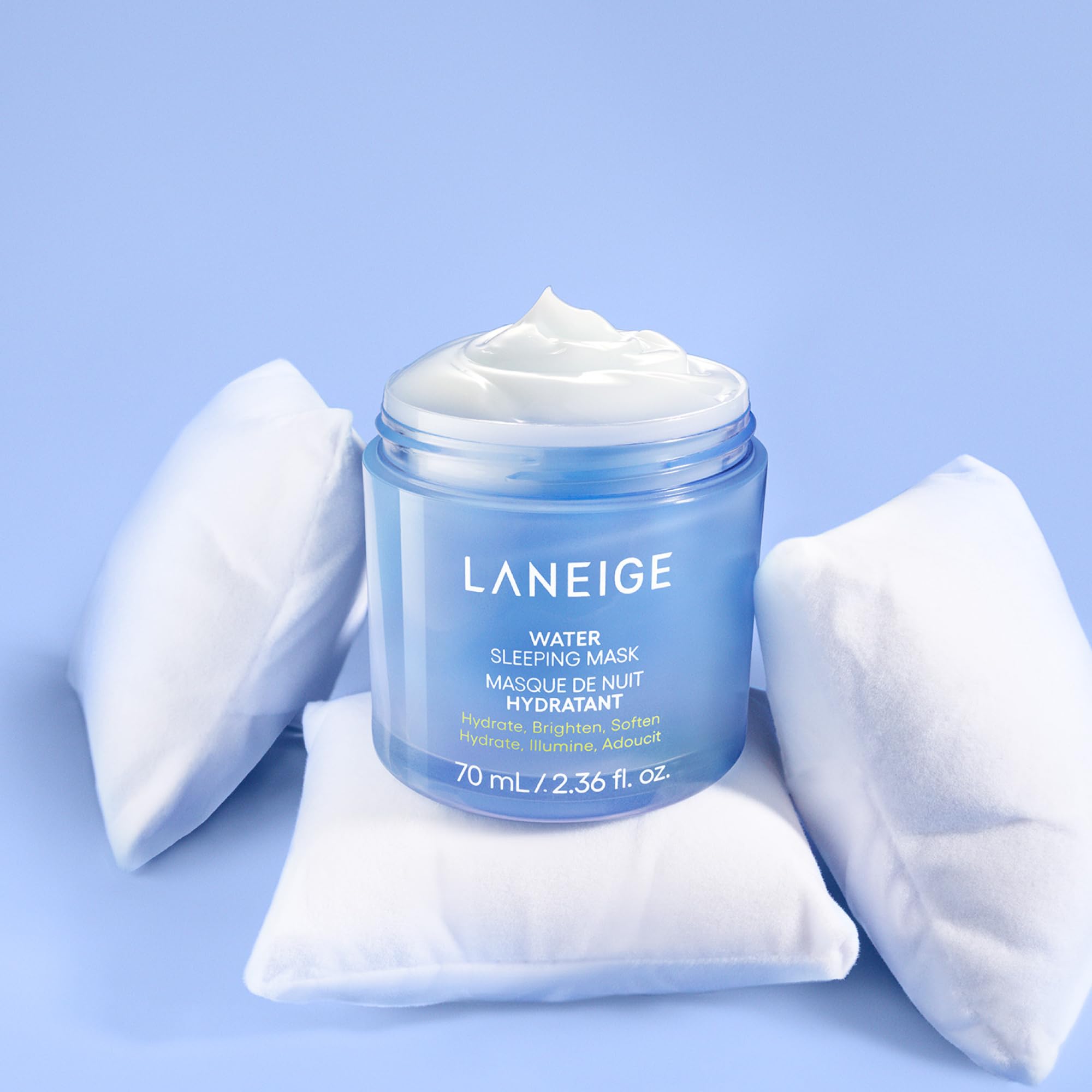 Water Sleeping Mask: Hydrating Korean Overnight Face Mask with Hyaluronic Acid Blend & Niacinamide, for Deep Hydration, Glowing Skin & Barrier Support | Korean Skin Care thumbnail