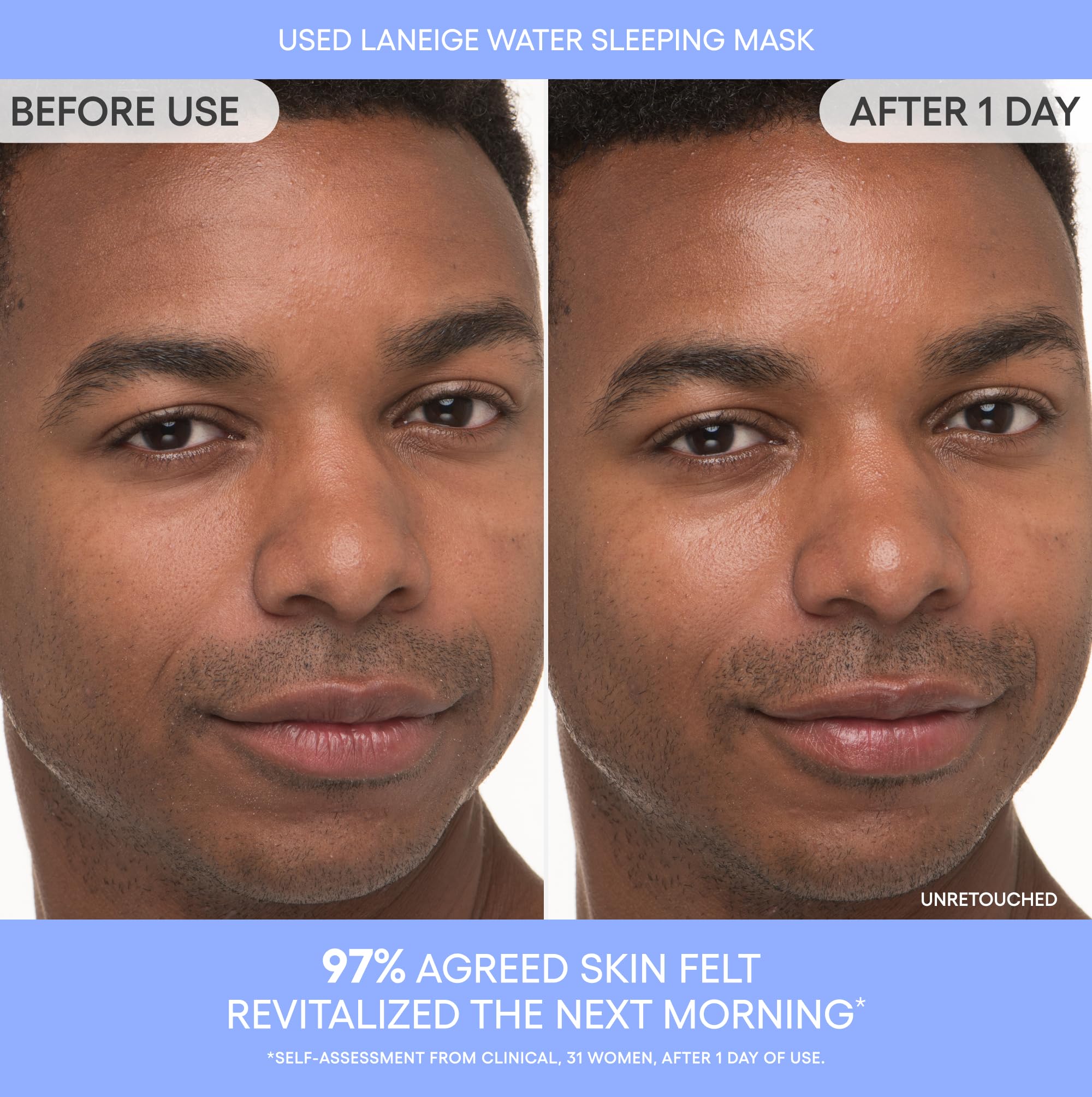 Water Sleeping Mask: Hydrating Korean Overnight Face Mask with Hyaluronic Acid Blend & Niacinamide, for Deep Hydration, Glowing Skin & Barrier Support | Korean Skin Care thumbnail